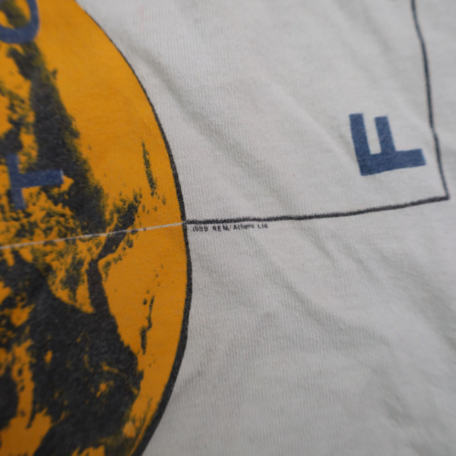 Band Tees × Vintage Vintage 80s R.E.M Green World Tour Graphic Band Tee Size US XL / EU 56 / 4 - 5 Thumbnail