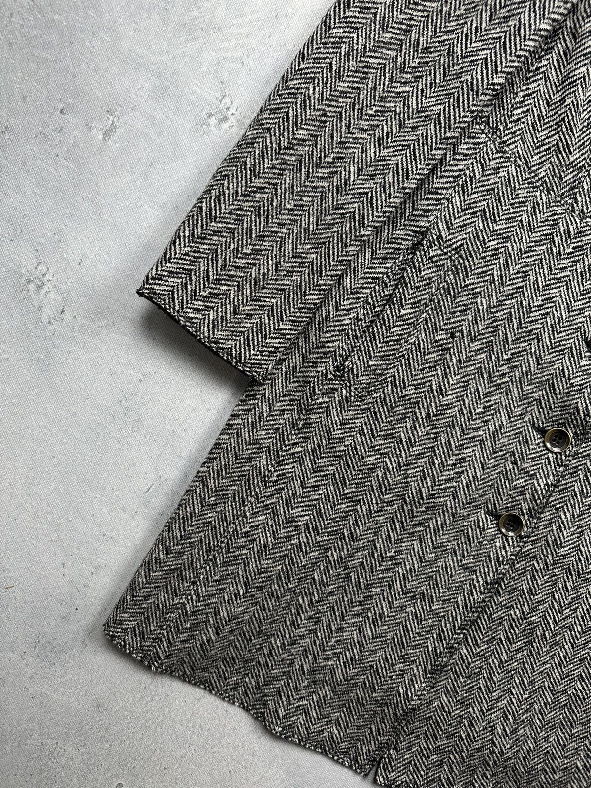 Weekend Max Mara Vintage Max Mara Weekend Herringbone Wool Coat Rare Classic Size M / US 6-8 / IT 42-44 - 9 Thumbnail