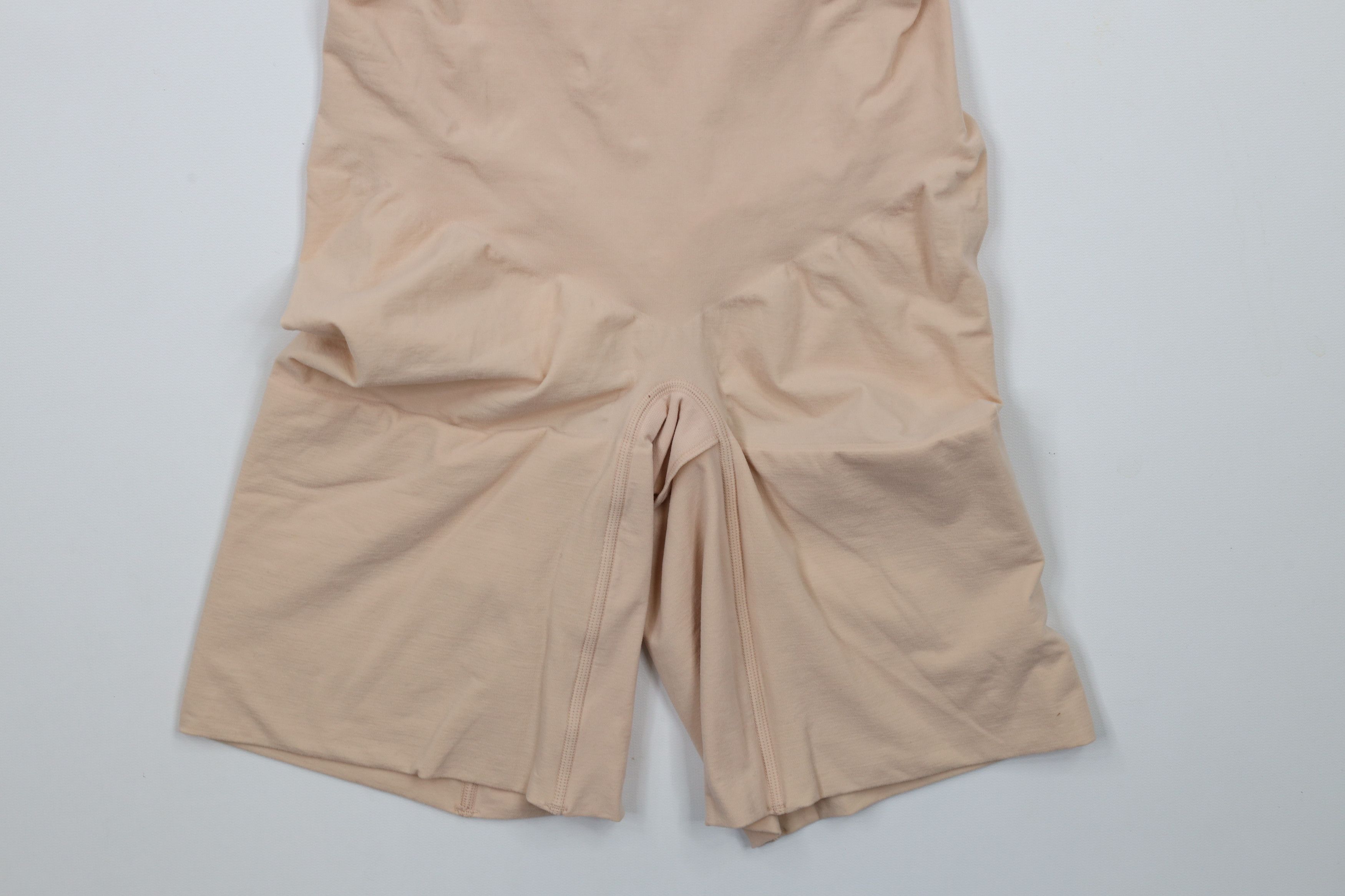 Spanx × Vintage Spanx Waisted Seamless Power Shapewear Mid Thigh Shorts Pink Size 23" - 4 Thumbnail