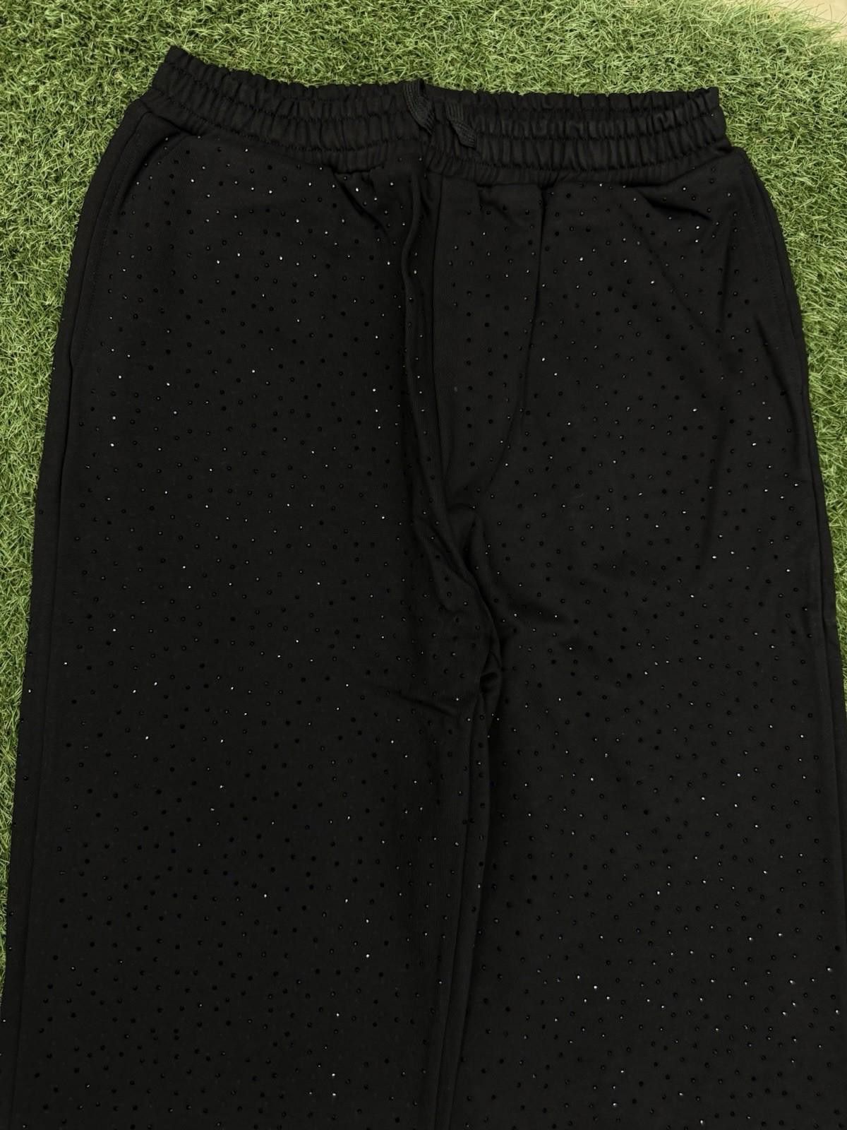 Saint Vanity Size XL - Saint Vanity Black Rhinestone Sweatpants Authentic Size US 36 / EU 52 - 5 Thumbnail