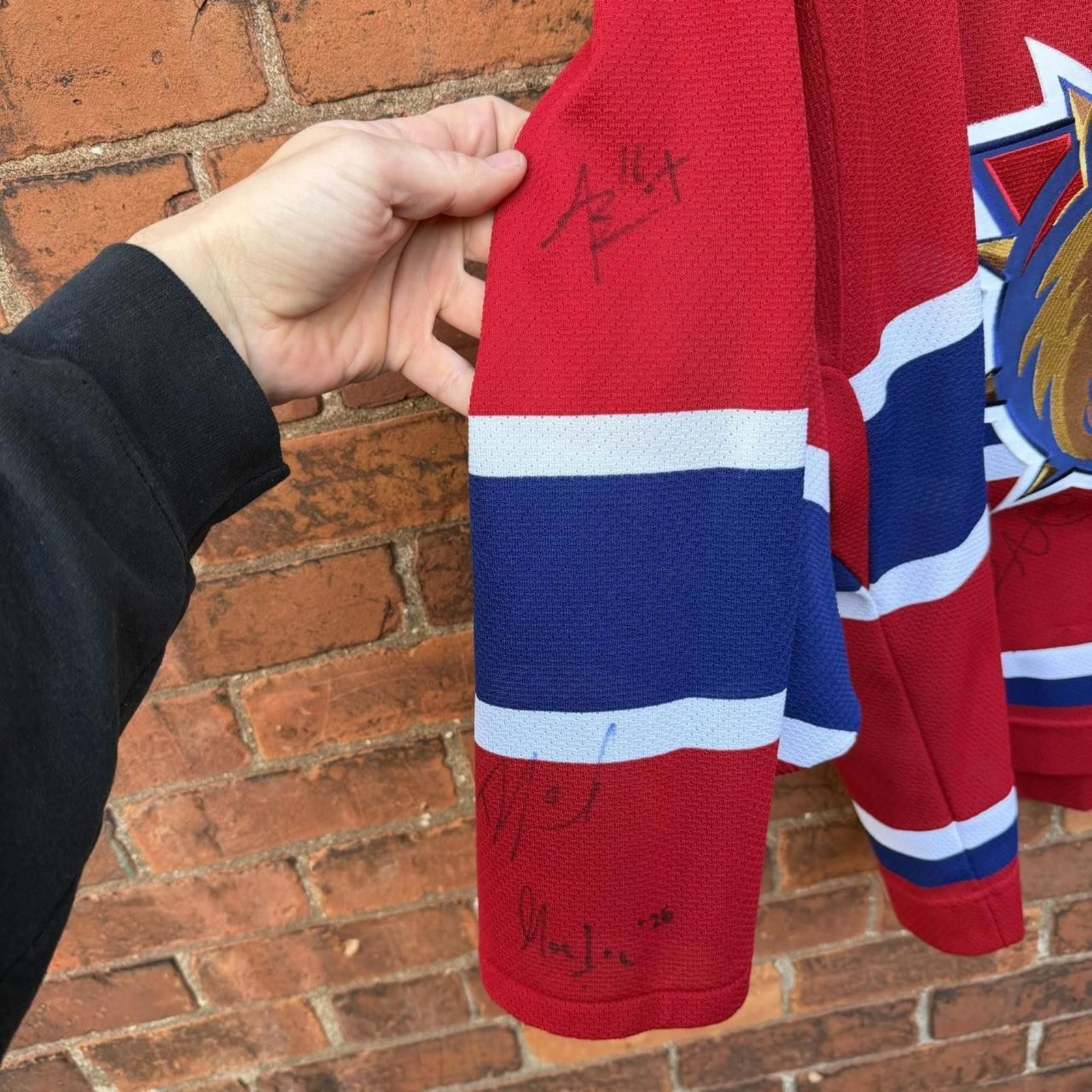 Reebok Vintage Hamilton bulldogs autographed jersey M gretzky 00s Size US M / EU 48-50 / 2 - 5 Thumbnail