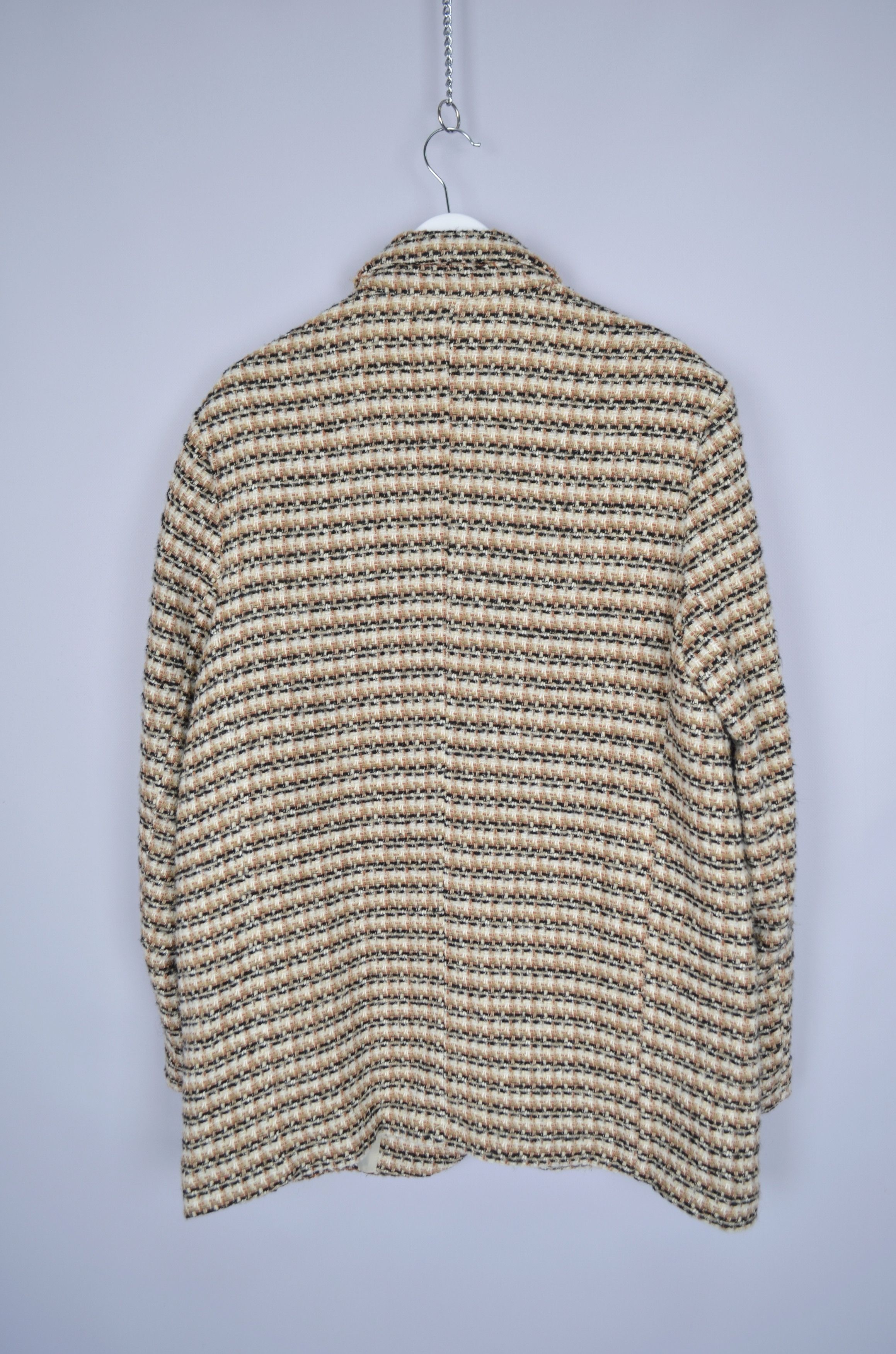 Designer Herzensangelegenheit Tweed Cotton Blazer Jacket Sz 42 XL Size XL / US 12-14 / IT 48-50 - 7 Thumbnail