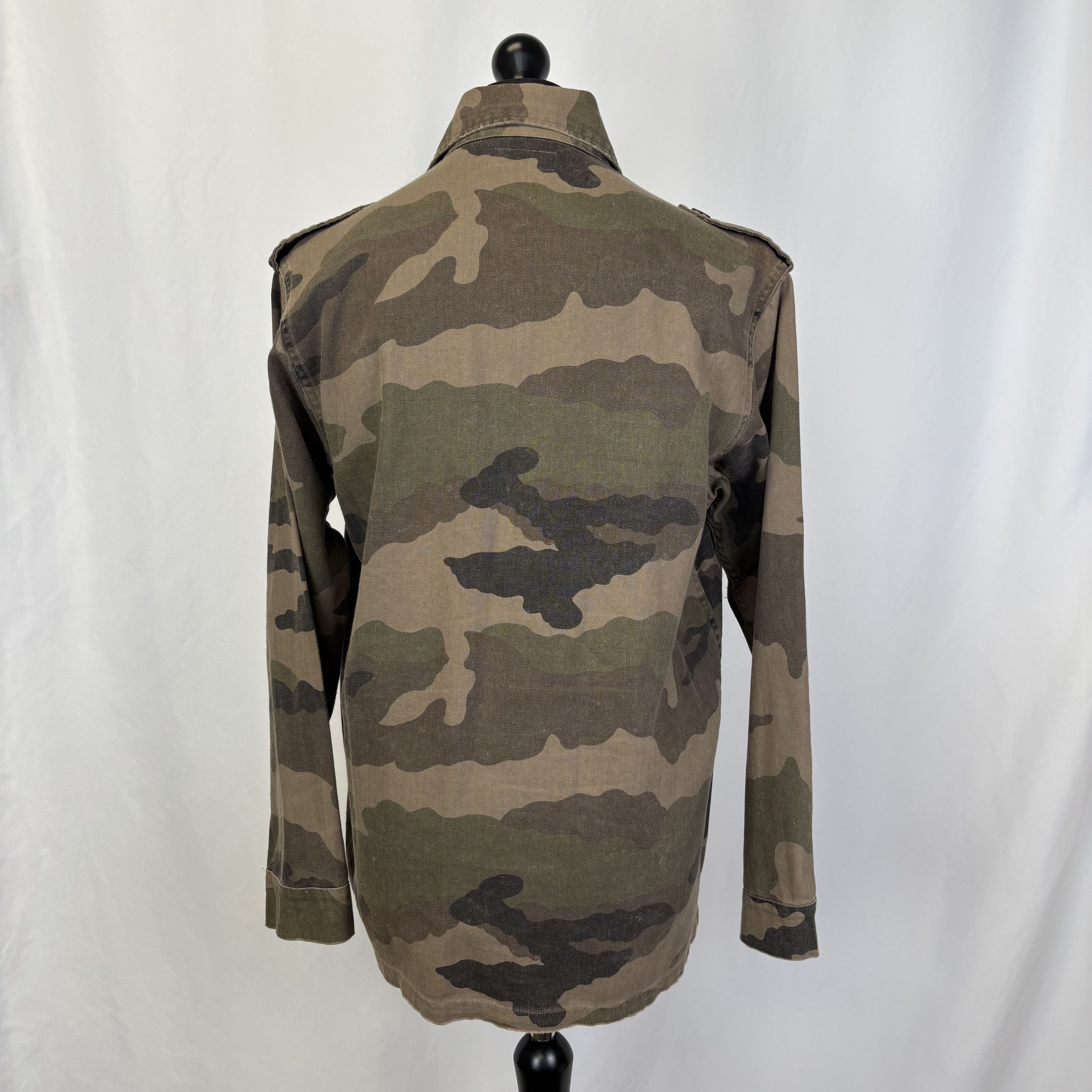 Saint Laurent Paris Saint Laurent Camo Jacket Size US XL / EU 56 / 4 - 3 Thumbnail