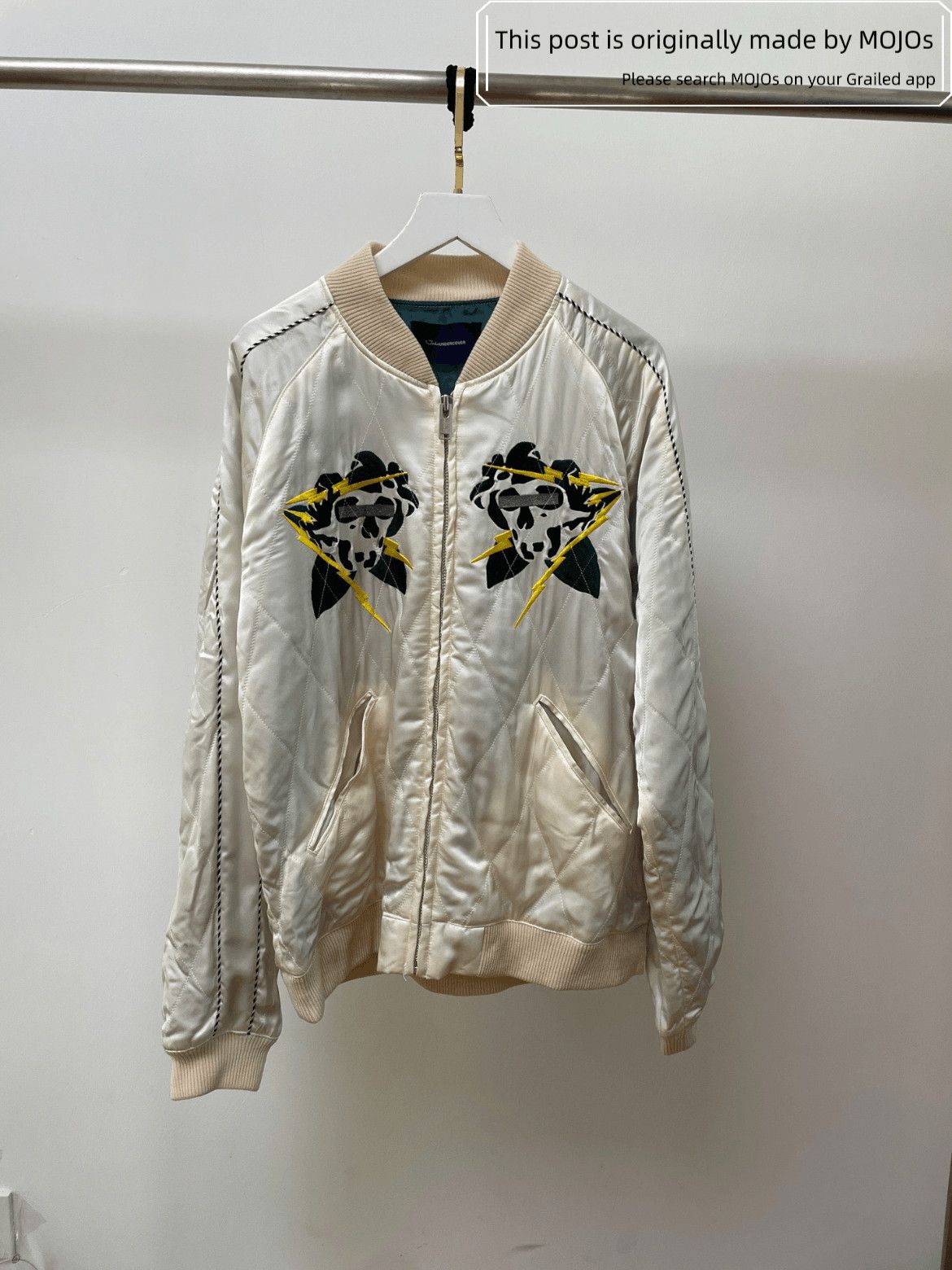 Undercover Sz 3 Undercover Skull Stain Baseball Jacket Size US L / EU 52-54 / 3 - 1 Thumbnail