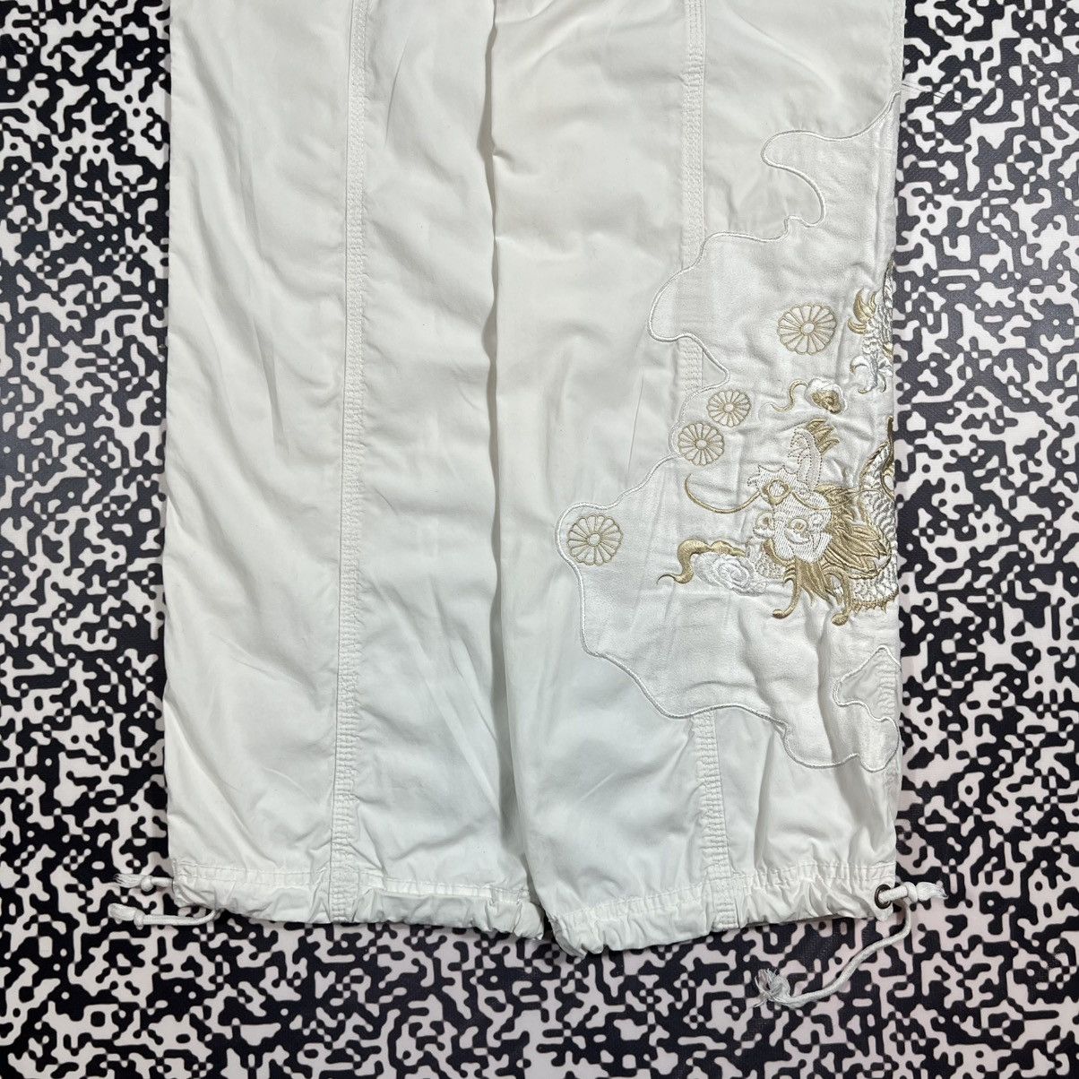 Japanese Brand Vintage Y2K Japanese Dragon Logo Cargo Pants MHI Style 90s Size 27" / US 4 / IT 40 - 14 Thumbnail