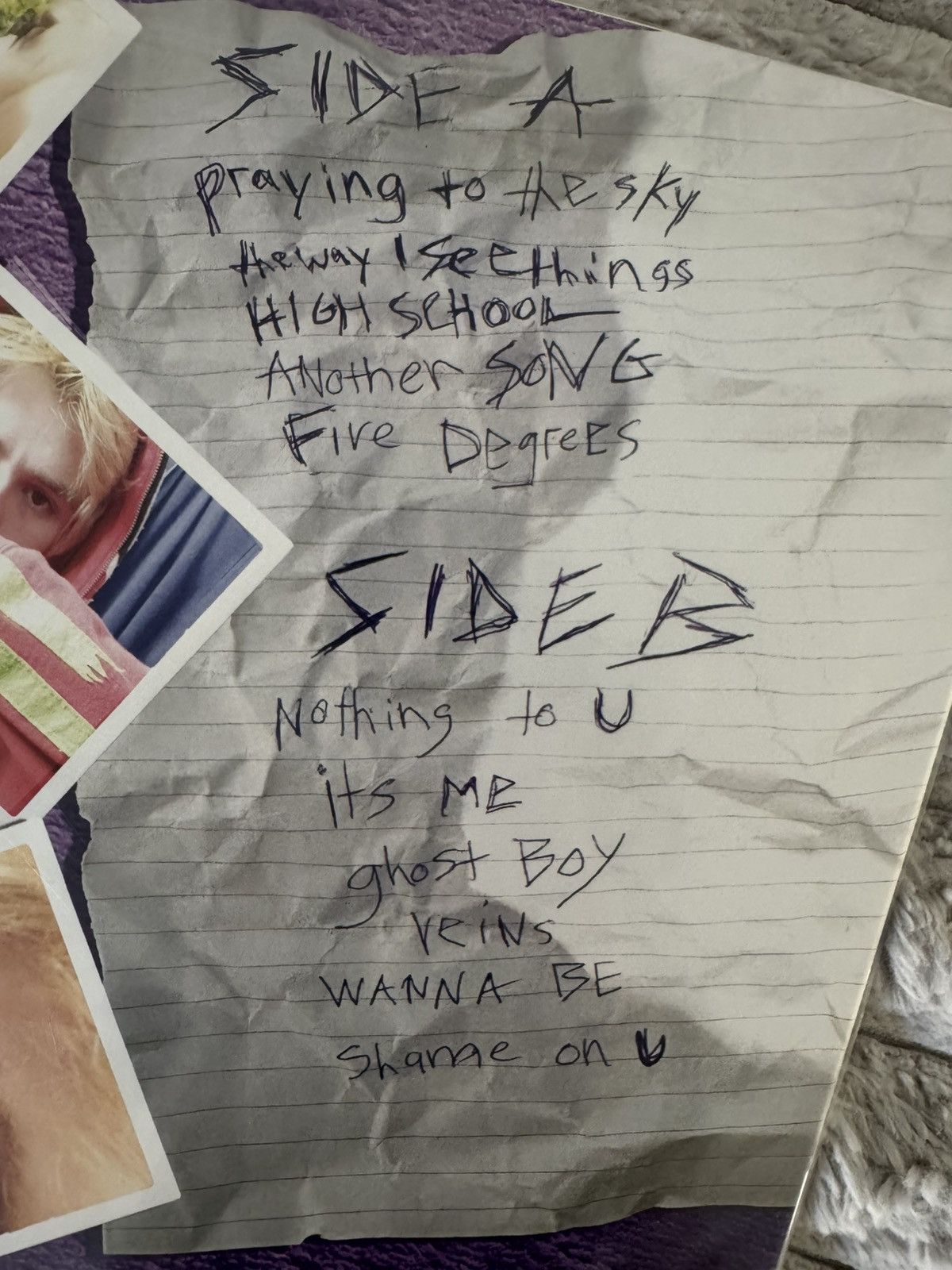 Lil Peep LIL PEEP PART ONE Sugar Purple Vinyl 45 record gothboiclique Size ONE SIZE - 20 Thumbnail