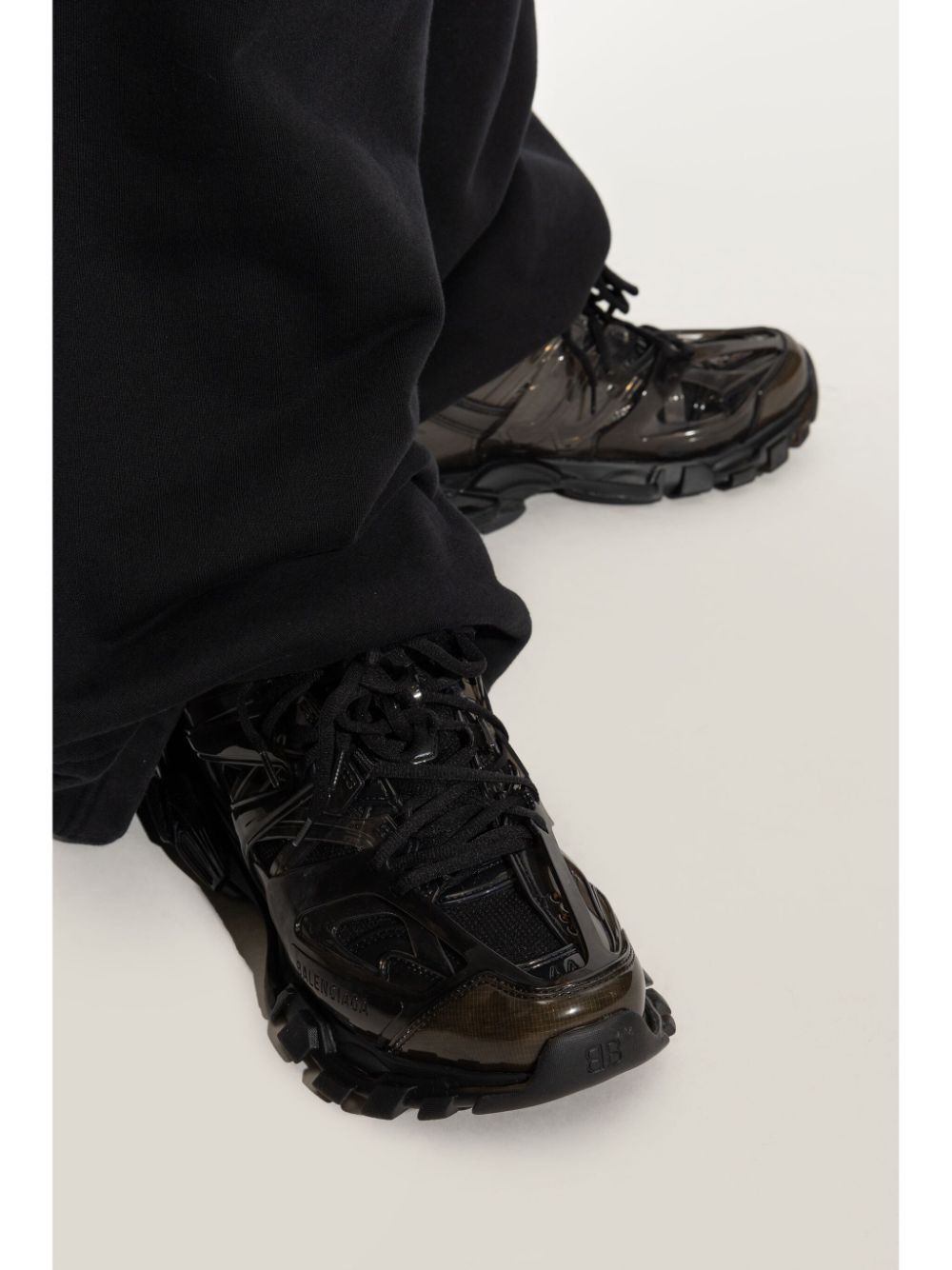Balenciaga o1mt1gz0425 Track Jelly Sneakers in Black Size US 10 / EU 43 - 2 Thumbnail