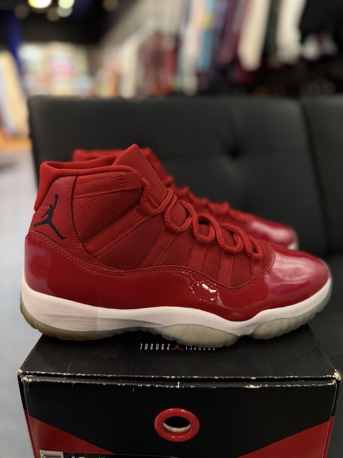 Other Jordan 11 Retro High Win Like 96 Size 10 Pre-Owned Red White Size US 10 / EU 43 - 12 Thumbnail