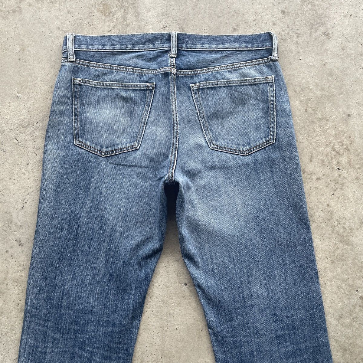 Japanese Brand × Jean × Vintage Vintage Faded Japanese Brand Denim Jeans Pants W35x30 Size US 35 - 11 Thumbnail