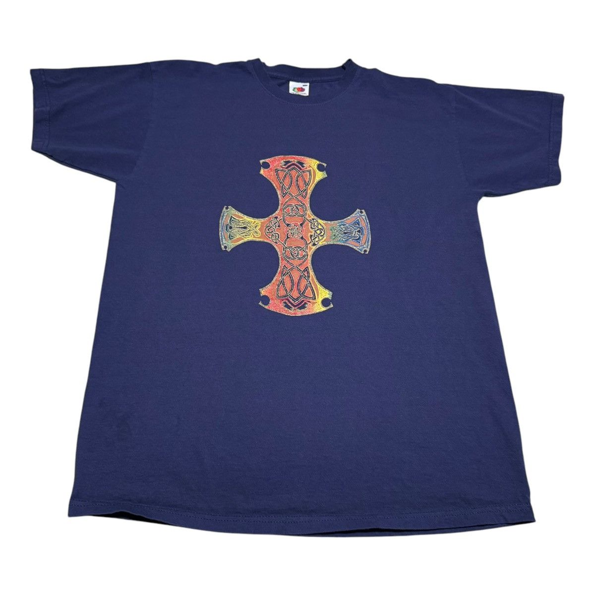 Fruit Of The Loom FOTL Celtic Cross Saint Cuthbert’s Way Shirt Adult L Size US L / EU 52-54 / 3 - 1 Thumbnail