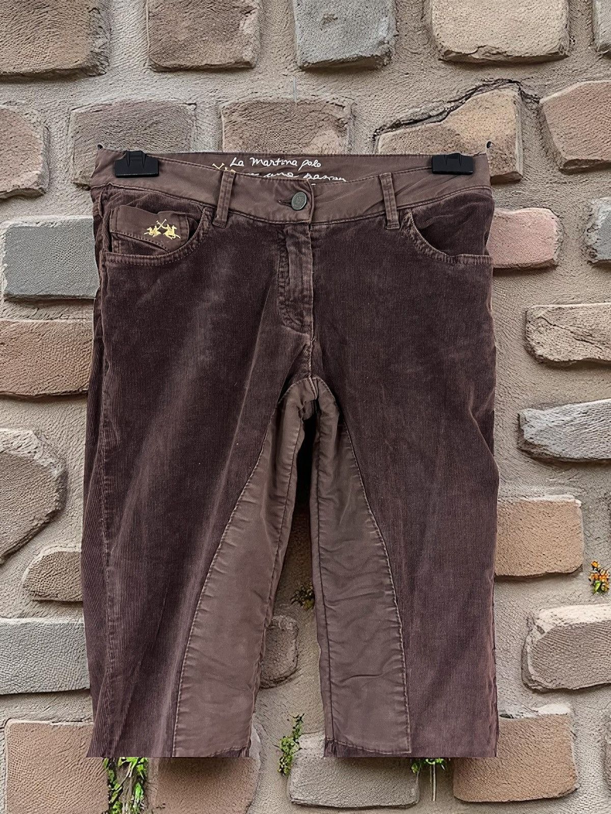 La Martina La Martina brown corduroy pants size 27 Size 27" / US 4 / IT 40 - 2 Thumbnail
