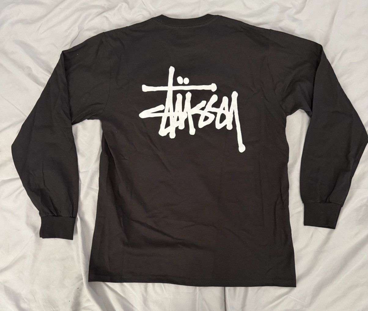 Stussy STUSSY BASIC LOGO LONG SLEEVE IN BLACK SIZE LARGE (NEW) Size US L / EU 52-54 / 3 - 1 Thumbnail
