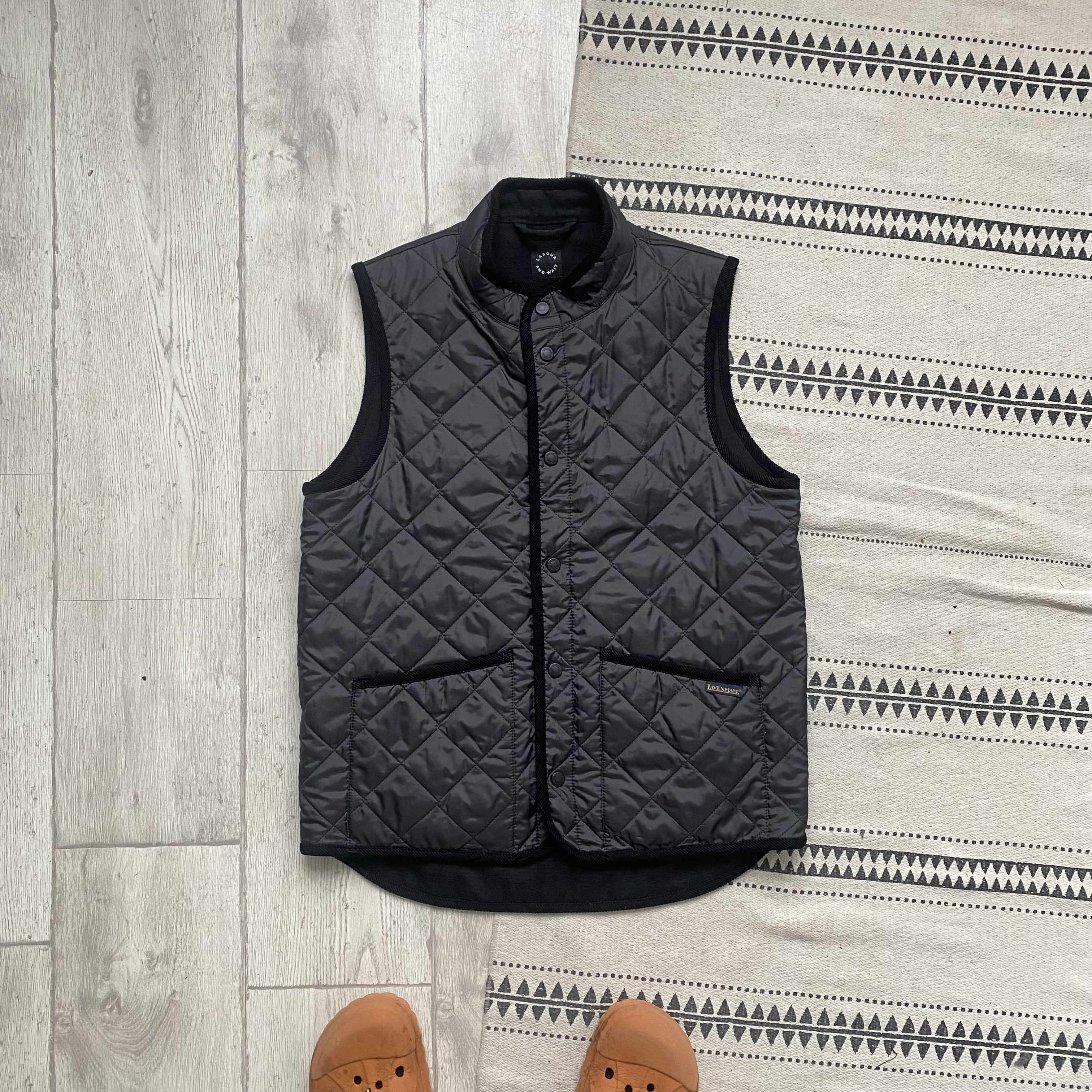 Lavenham RRP 380$ Luxury 2in1 Lavenham Quilted vest Cordura gilet Size US S / EU 44-46 / 1 - 2 Thumbnail