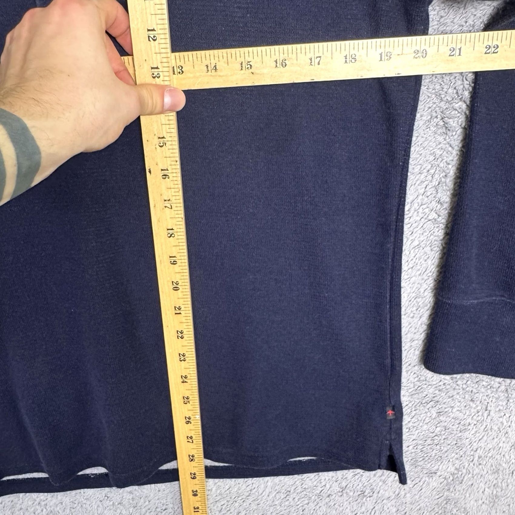 Relwen Relwen Blue Mens Polo Henley Knit Sweater - Huckberry Size US M / EU 48-50 / 2 - 7 Thumbnail