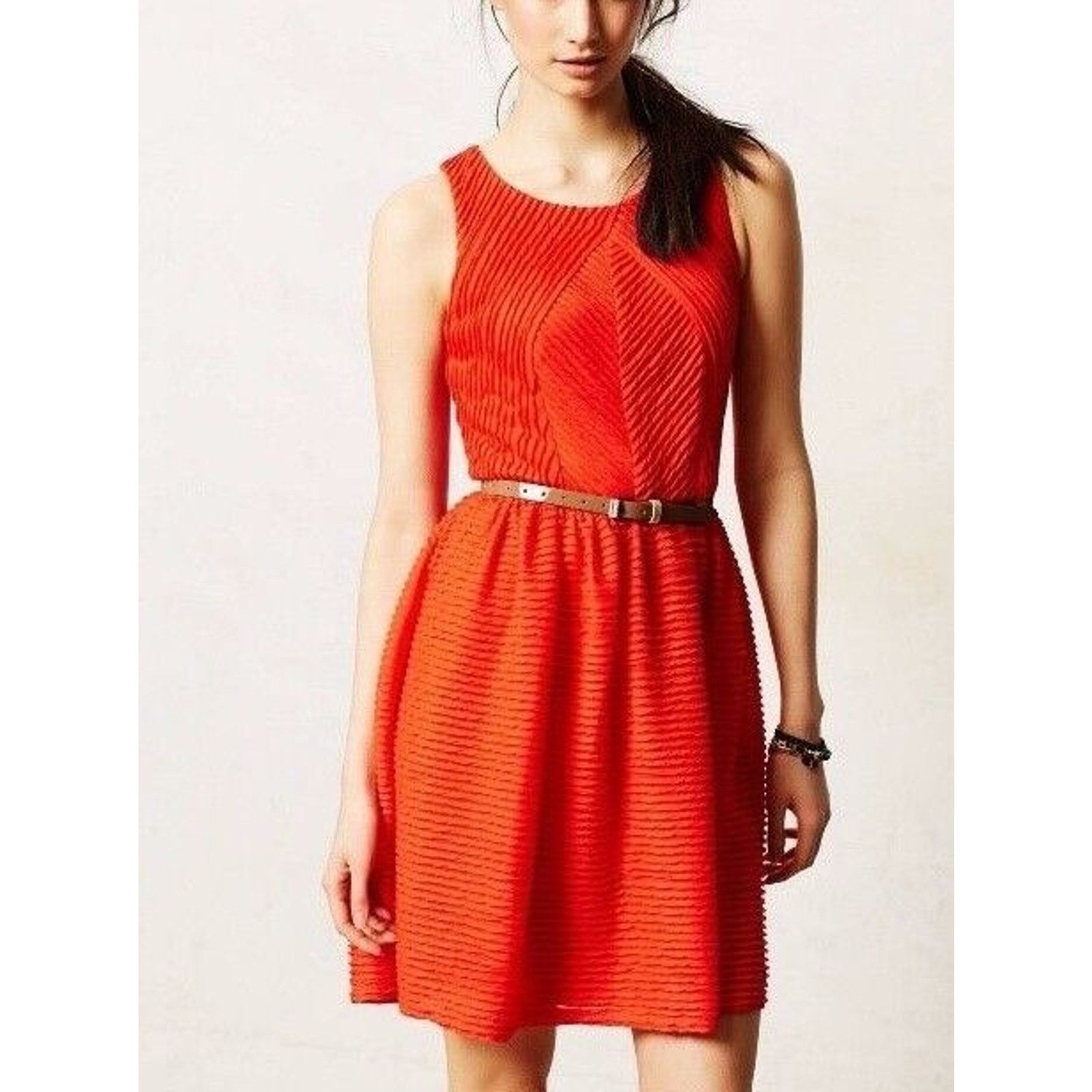 Anthropologie New Anthropologie Textured Tank Dress by Bordeaux $138 SMALL Size S / US 4 / IT 40 - 2 Thumbnail