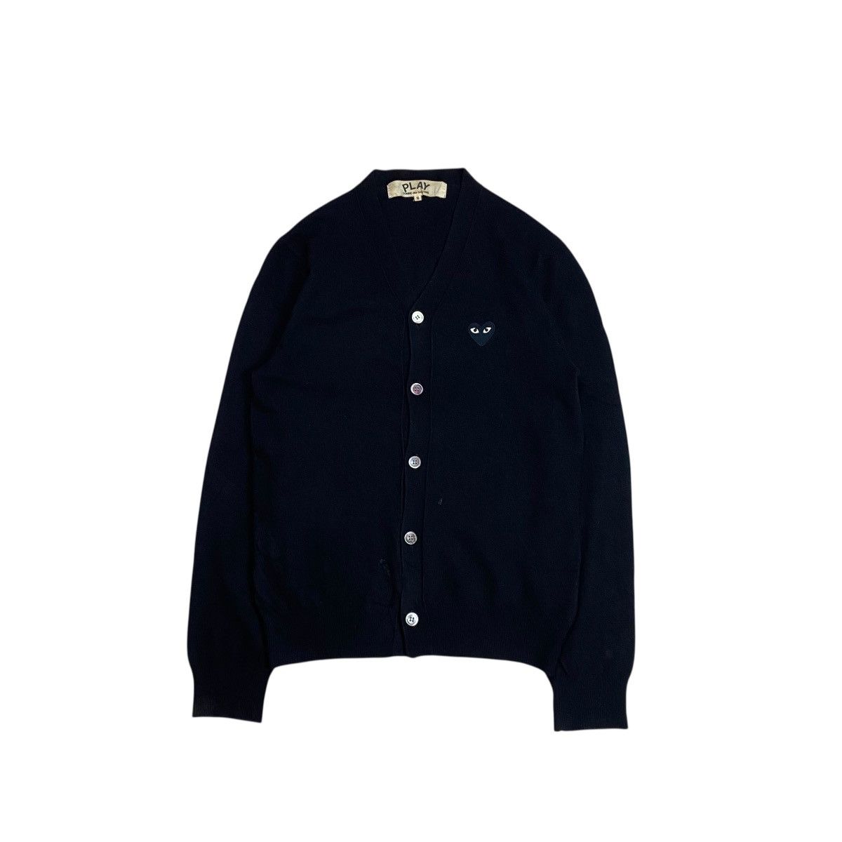 Comme des Garcons PLAY Comme des Garcons Play V-Neck Wool Cardigan Size US S / EU 44-46 / 1 - 1 Thumbnail