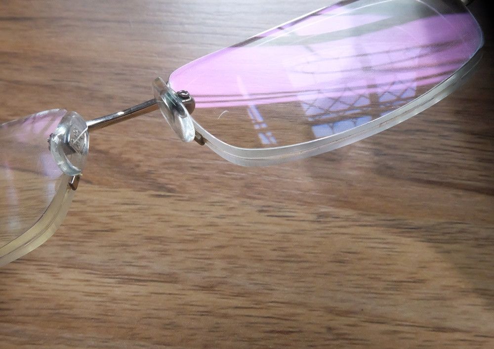 Japanese Brand Art Japan Fashion Eyewear Half Frame Glasses Size ONE SIZE - 5 Thumbnail