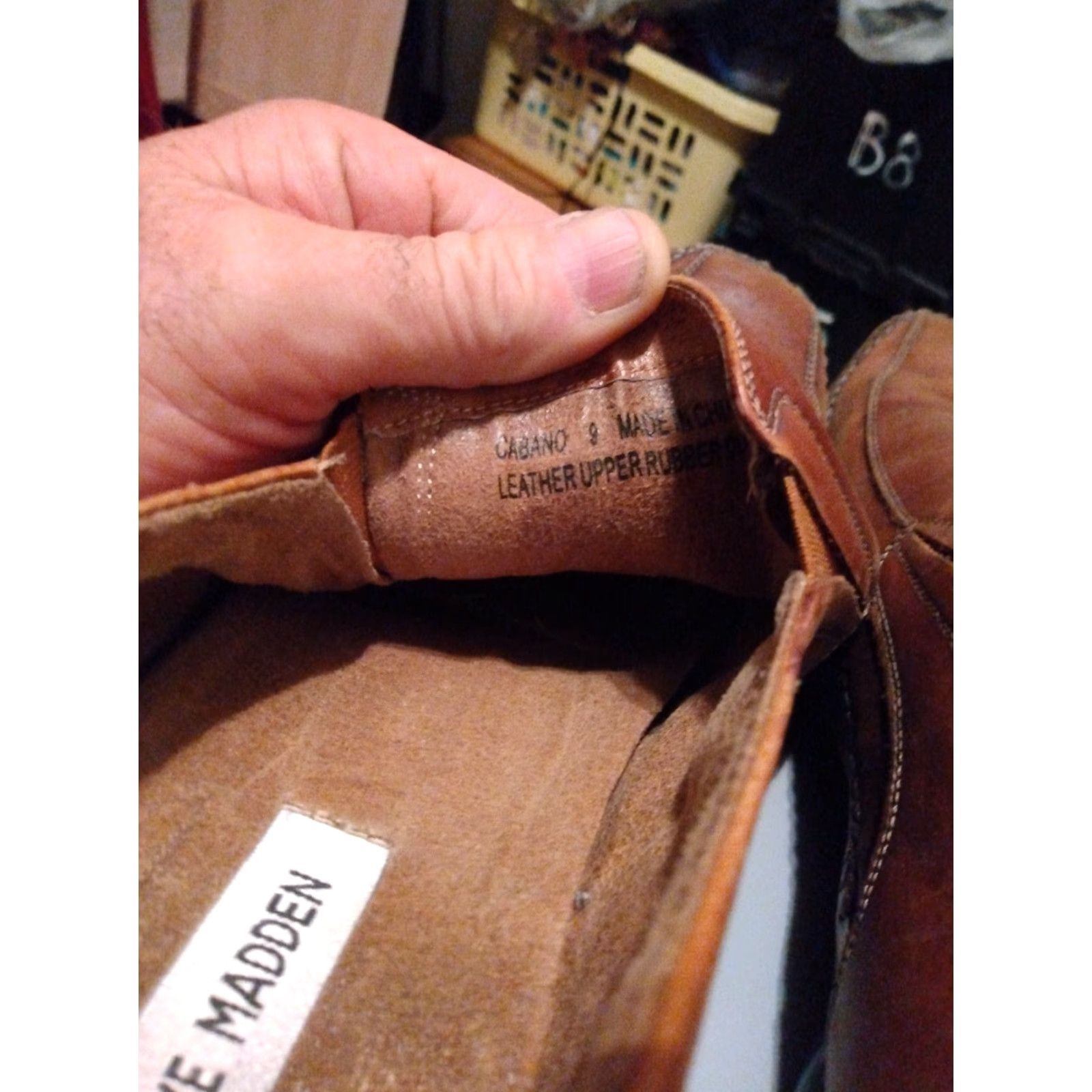 Steve Madden Steve Madden Loafers Square Toe Men Size 9 Light Brown Dress Leather Slip On Shoes Brown Mens Size US 9 / EU 42 - 6 Thumbnail