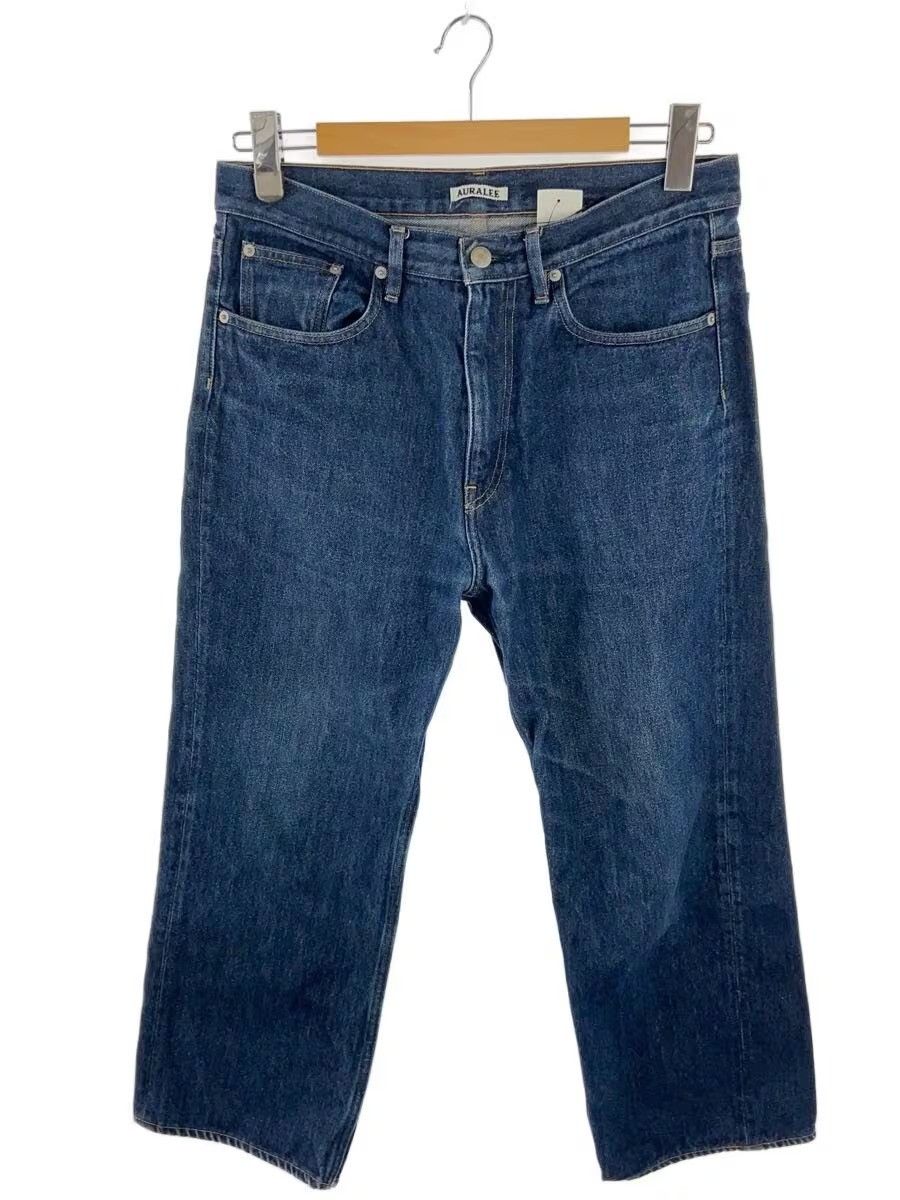 Auralee auralee selvedge heavy denim painter pants (faded indigo