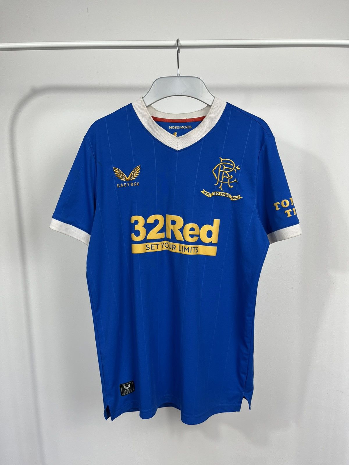 Castore Rangers FC 150 Years Castore Home Shirt 2022 Size S Size US S / EU 44-46 / 1 - 1 Thumbnail