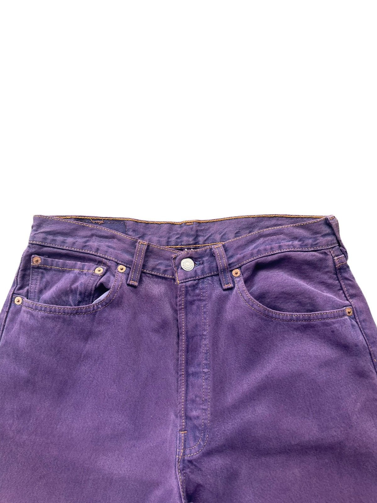 Levi's × Vintage Vintage 1997 Levis 501 e Purple Size 30" / US 8 / IT 44 - 6 Thumbnail