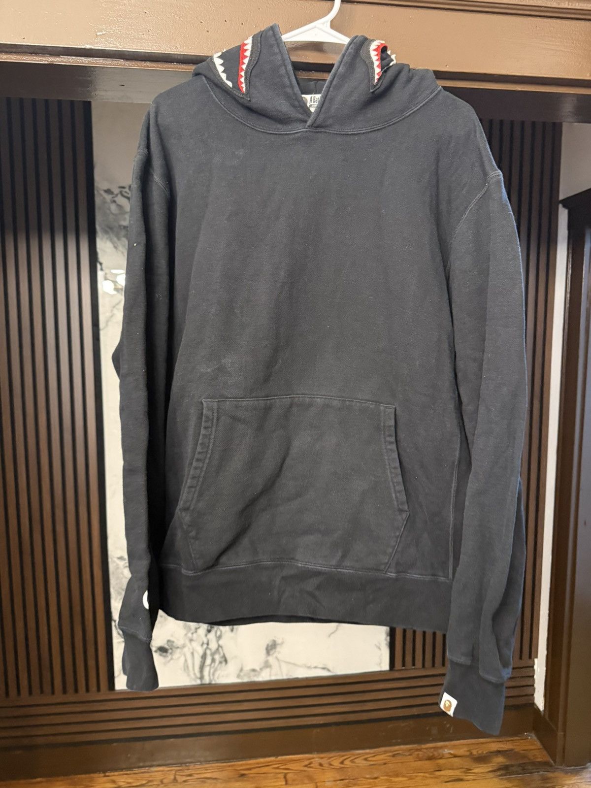 Bape Bape Shark Black Hoodie Pullover Size XL Size US XL / EU 56 / 4 - 1 Thumbnail