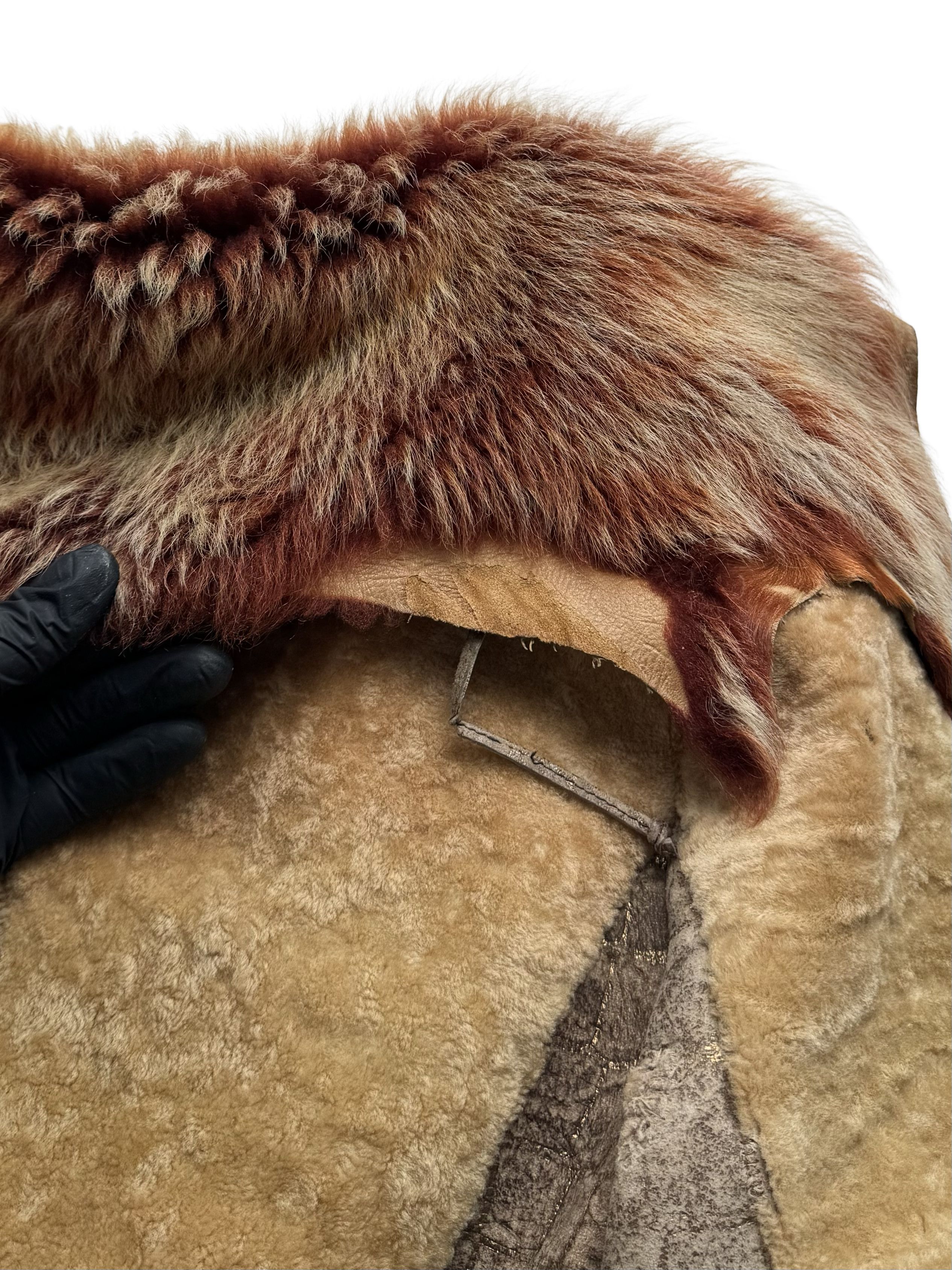 Vintage Vintage Real Sheepskin Coat Size L / US 10 / IT 46 - 23 Thumbnail
