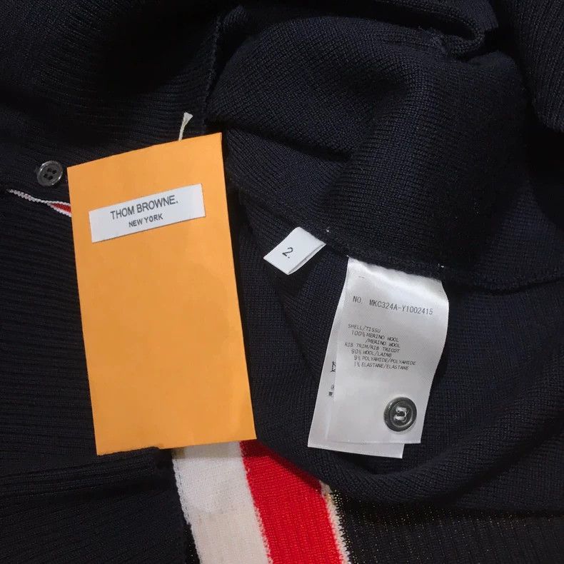 Thom Browne Thom Browne A wool knit cardigan Size US XL / EU 56 / 4 - 7 Thumbnail