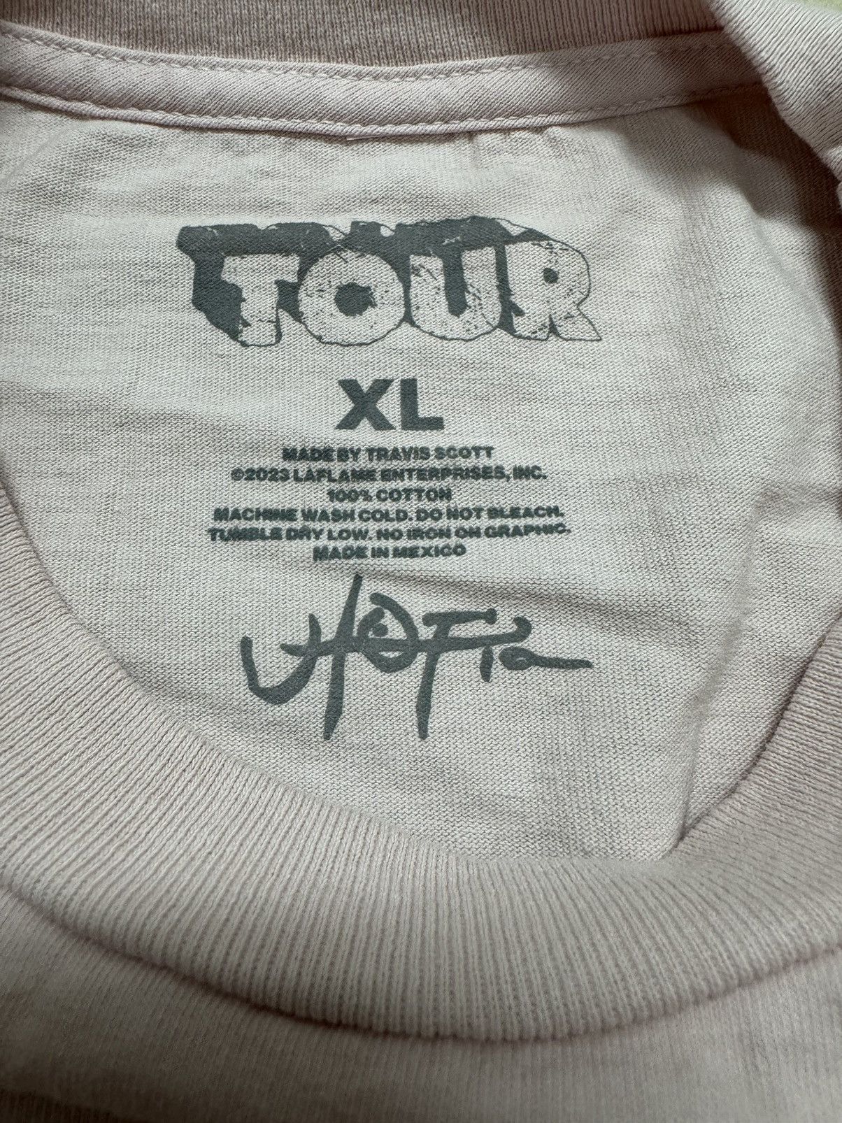 Travis Scott Travis Scott Circus Maximus Front Row Pink Tee Size US XL / EU 56 / 4 - 3 Thumbnail