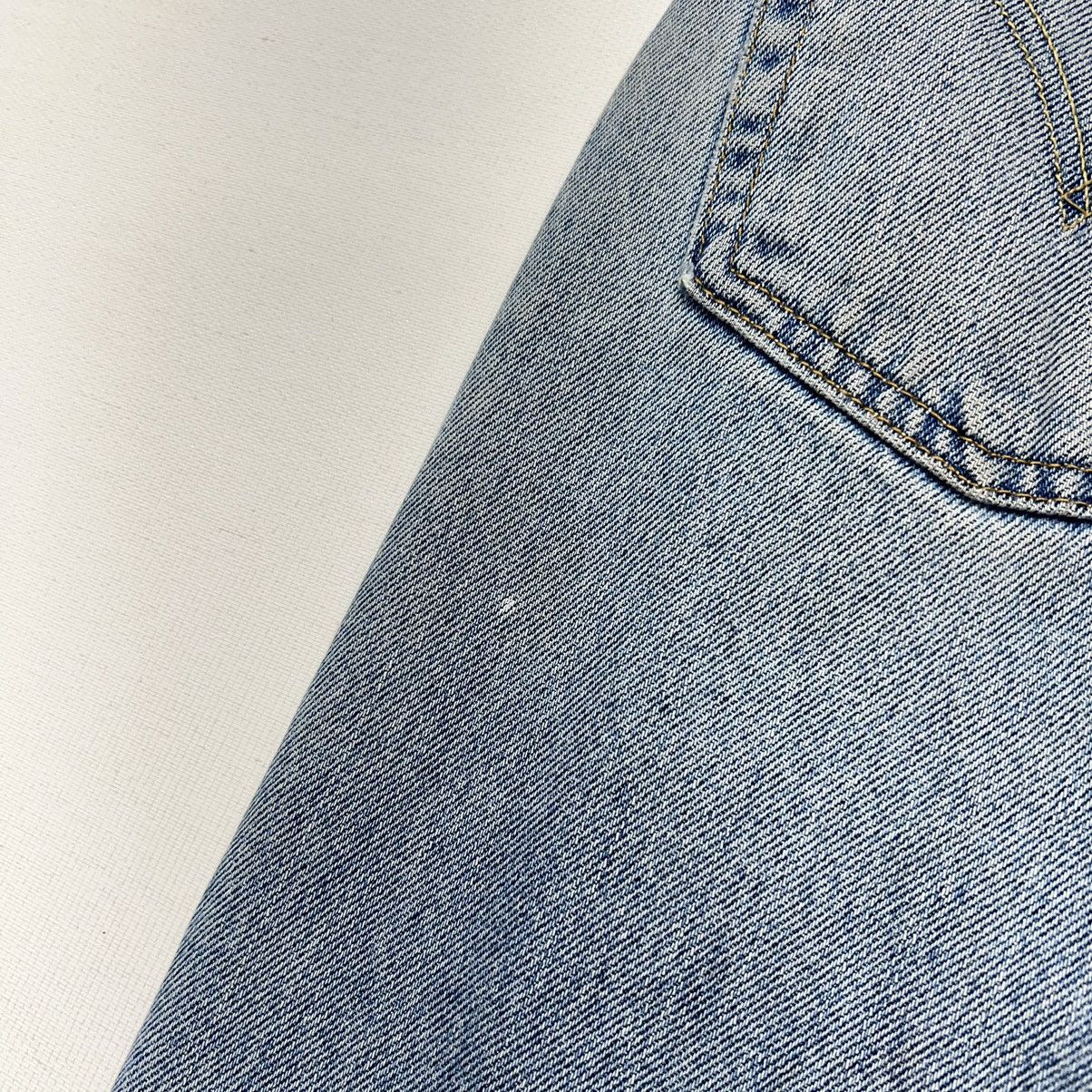 Levi's × Vintage Levis 505 Jeans Blue Straight Regular Fit Faded Denim Y2K Size US 34 / EU 50 - 12 Thumbnail