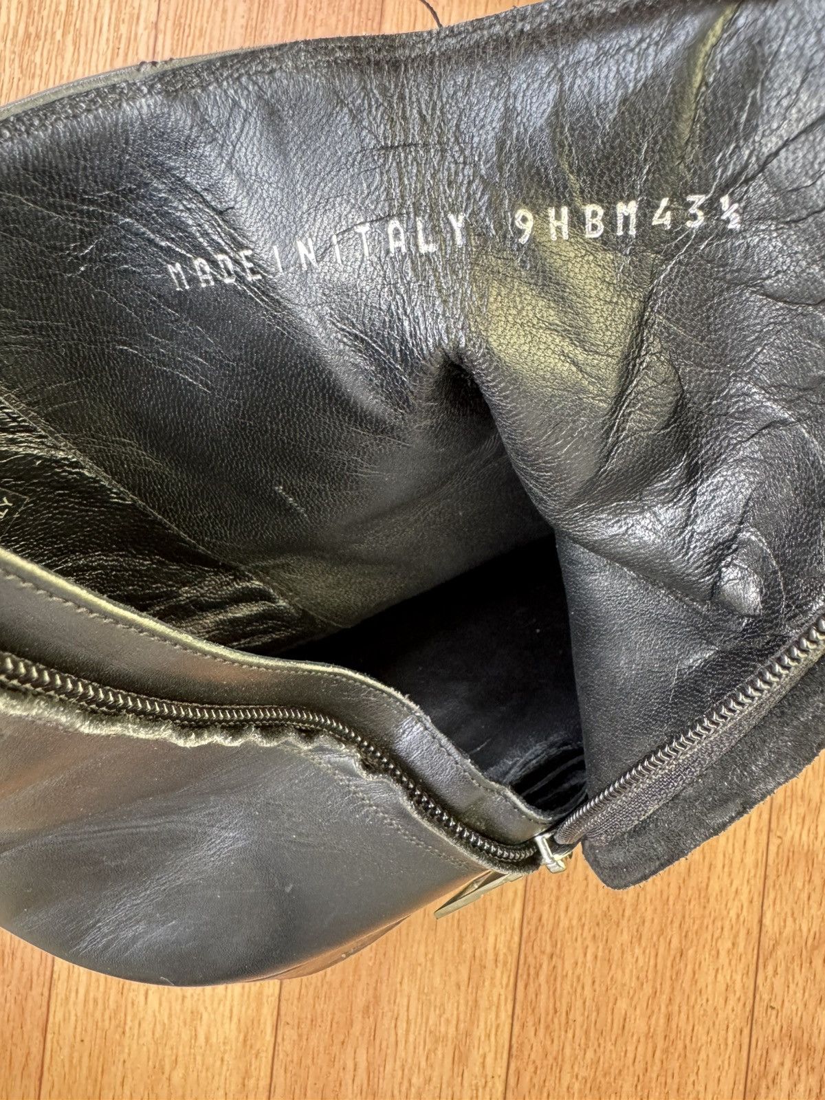 Dior Dior homme Noir boots by Hedi Slimane Size US 10.5 / EU 43-44 - 12 Thumbnail