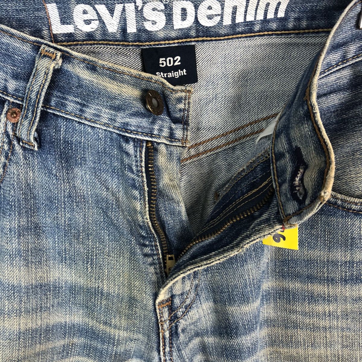 Levi's Levis 502 Blue Denim jeans Pants #A1036 Size US 31 - 10 Thumbnail