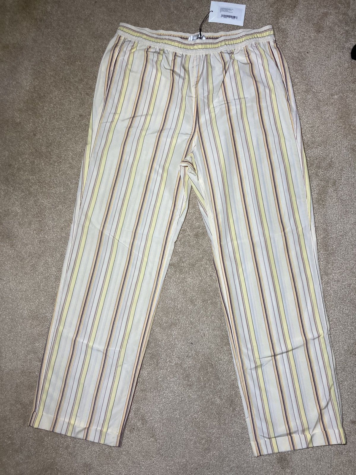 New SS20 Wales Bonner Striped Yellow Cuban Poplin 44 2020 WB