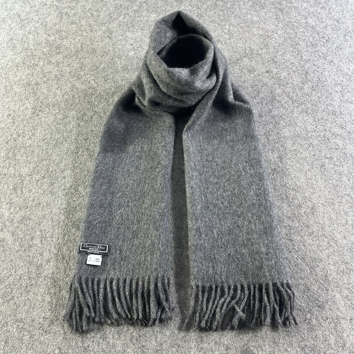 Christian Dior Monsieur × Vintage Christian Dior Monsieur Scarf / Muffler / Neckwear T828 Size ONE SIZE - 5 Thumbnail