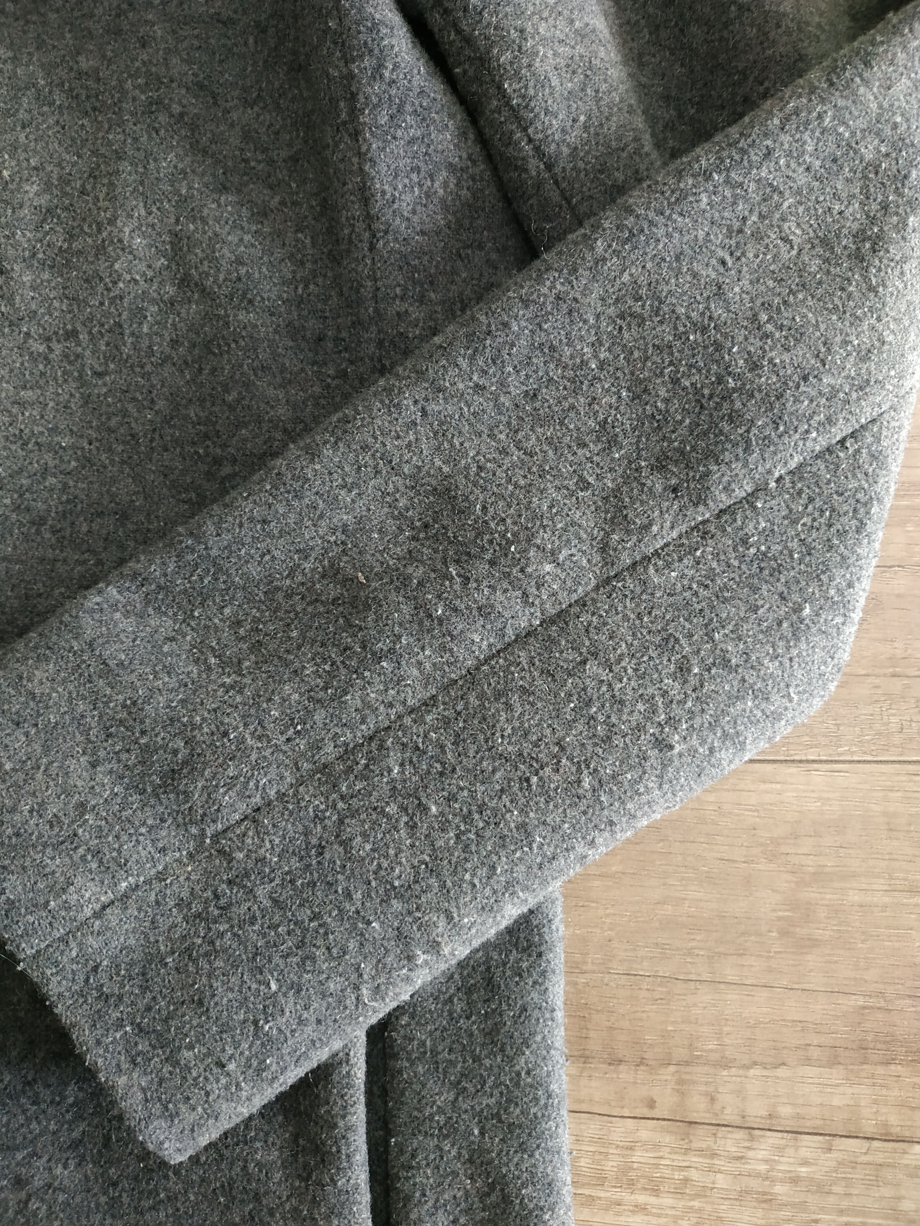 Les Deux Les Deux Men's Grey Wool Coat/ Trenchcoat, s. MEDIUM Size US M / EU 48-50 / 2 - 11 Thumbnail