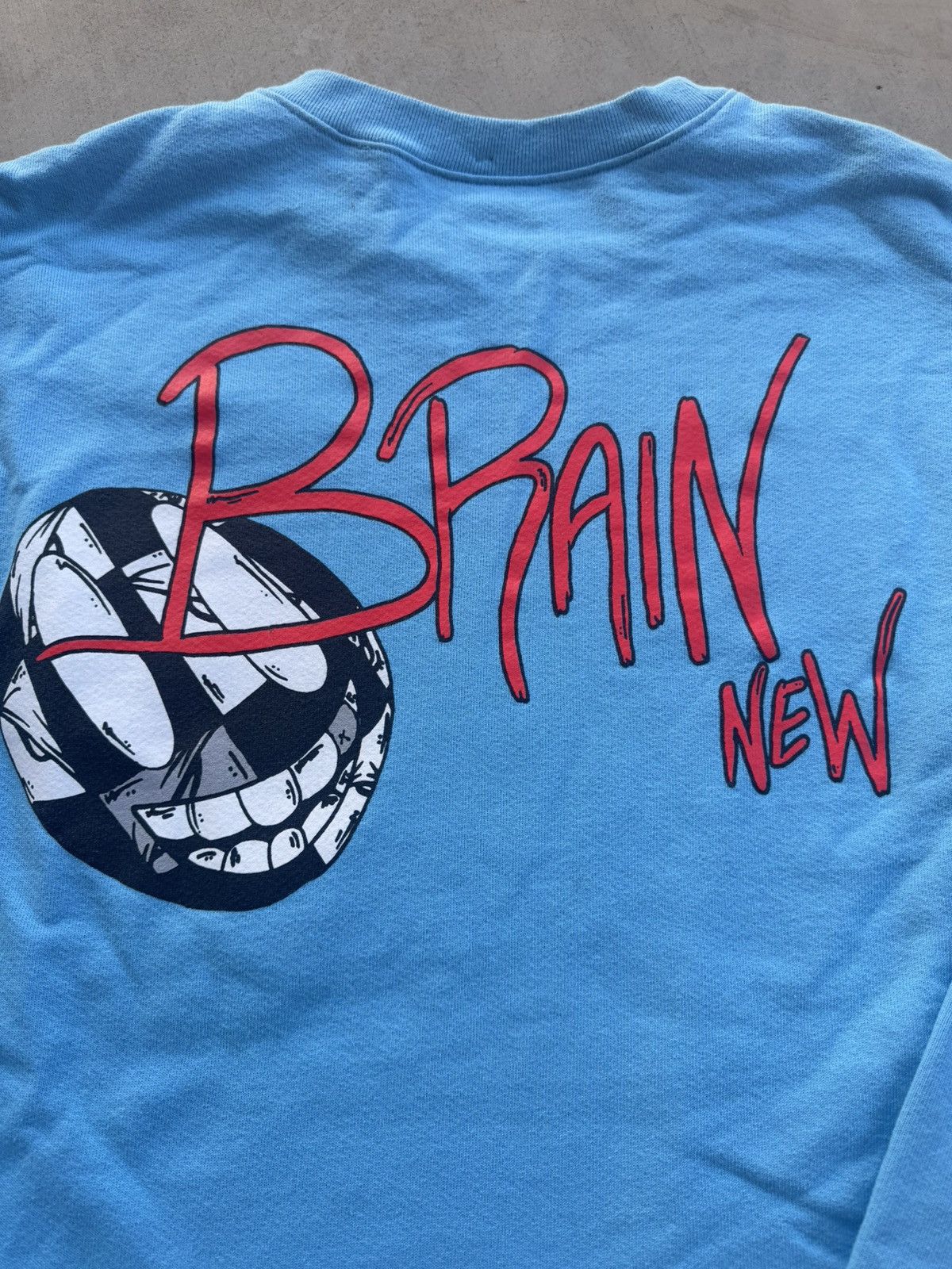 Chrome Hearts Matty Boy x Chrome Hearts “Brain New” Crewneck Blue – Size M Size US M / EU 48-50 / 2 - 3 Thumbnail