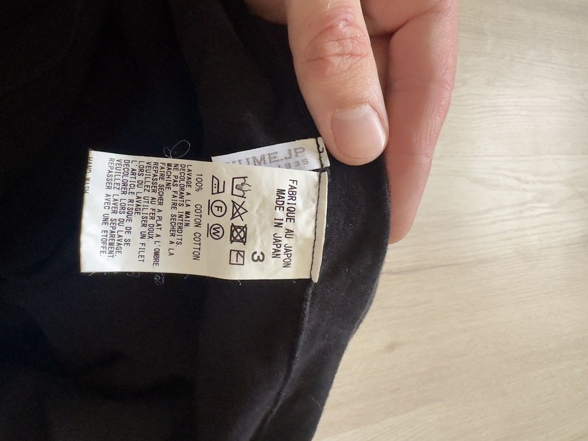 Yohji Yamamoto Yohji Yamamoto Y’s Longsleeve Black w/ Pink Front Print Size M / US 6-8 / IT 42-44 - 3 Thumbnail