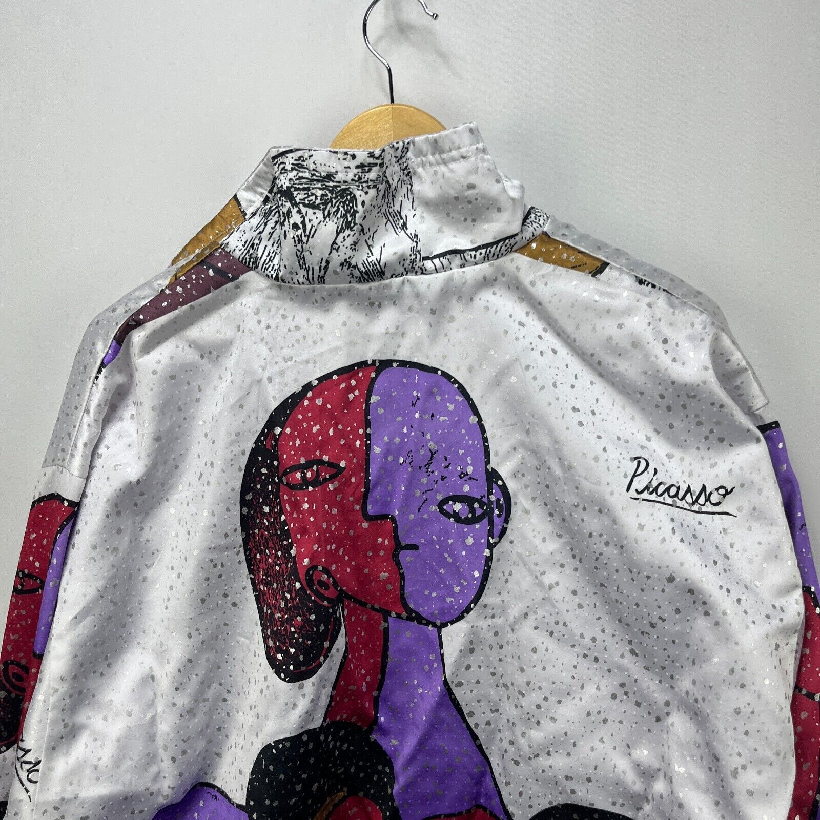 Vintage Vintage 80s Picasso Windbreaker Art Jacket Medium AOP Size US M / EU 48-50 / 2 - 2 Thumbnail