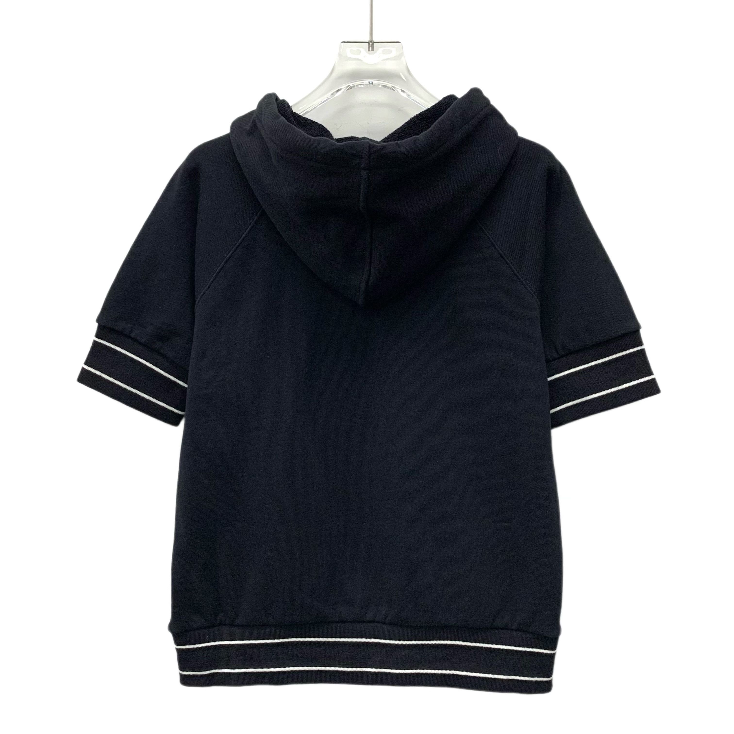 Dior Christian Dior Hoodie – Black Short-Sleeve (Size XS) Size US XS / EU 42 / 0 - 8 Thumbnail
