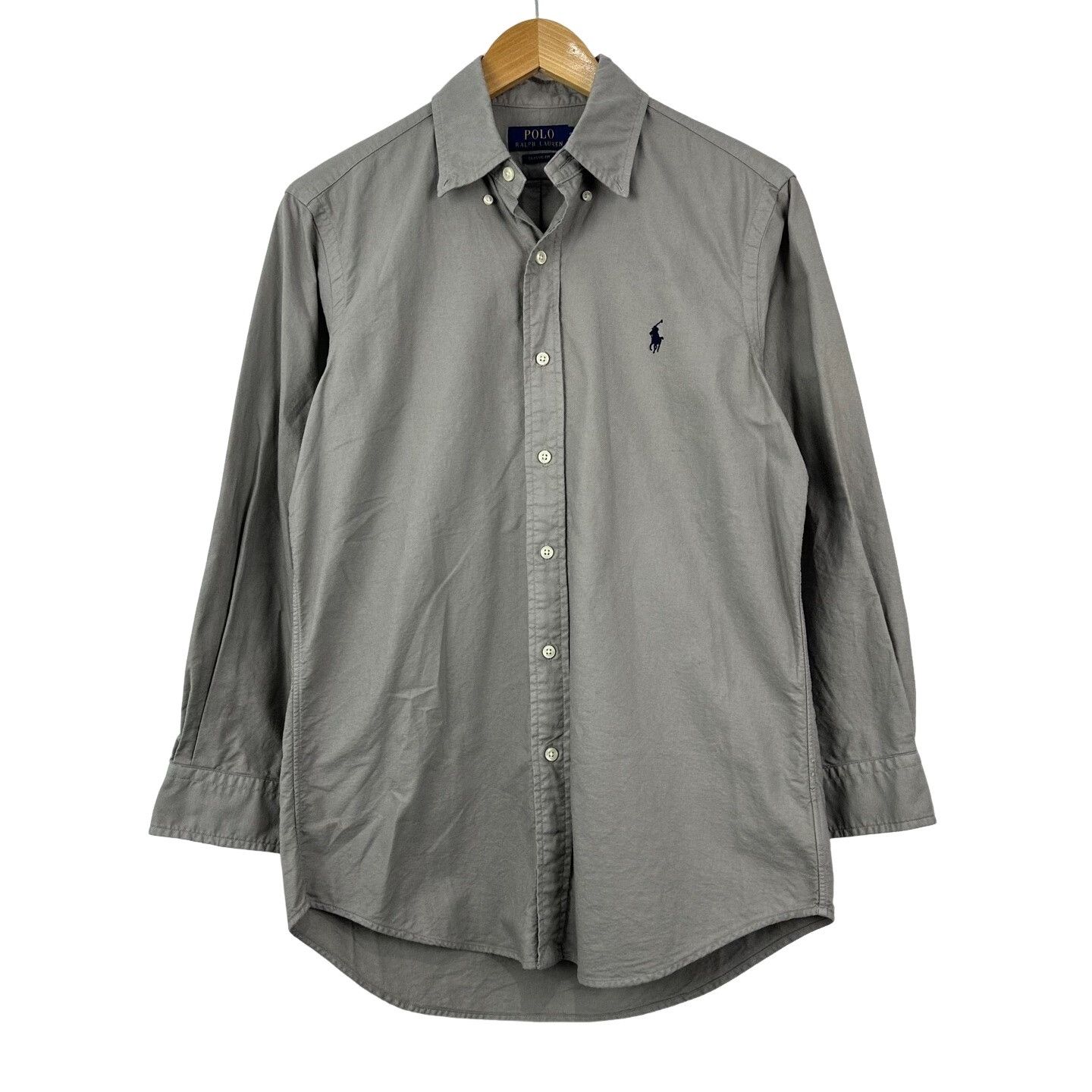 Polo Ralph Lauren Polo Ralph Lauren Classic Grey Button Up Shirt S Size US S / EU 44-46 / 1 - 1 Thumbnail