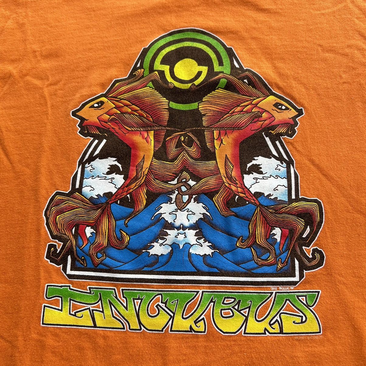 Band Tees Vintage 1999 Incubus Band T Shirt Cygnus Double Sided Size US XL / EU 56 / 4 - 7 Thumbnail