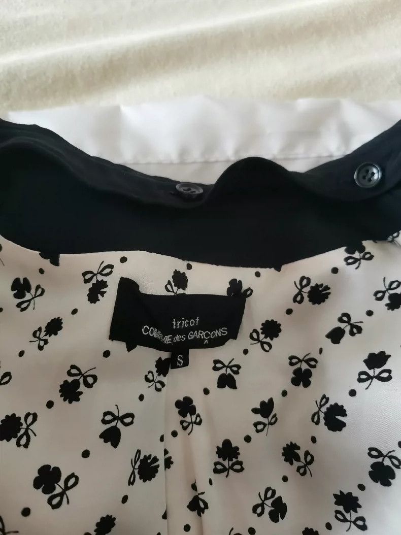 Comme des Garcons Comme Des Garcons Navy Collar Jacket Fall/Winter 2020 Dark Size S / US 4 / IT 40 - 5 Thumbnail