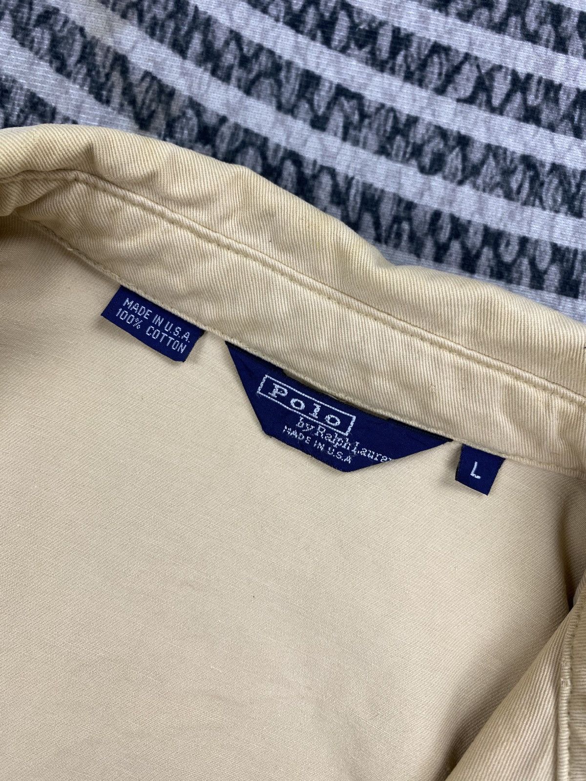 Polo Ralph Lauren Vintage Polo Ralph Lauren Made In USA Zipper Jacket Size US L / EU 52-54 / 3 - 10 Thumbnail