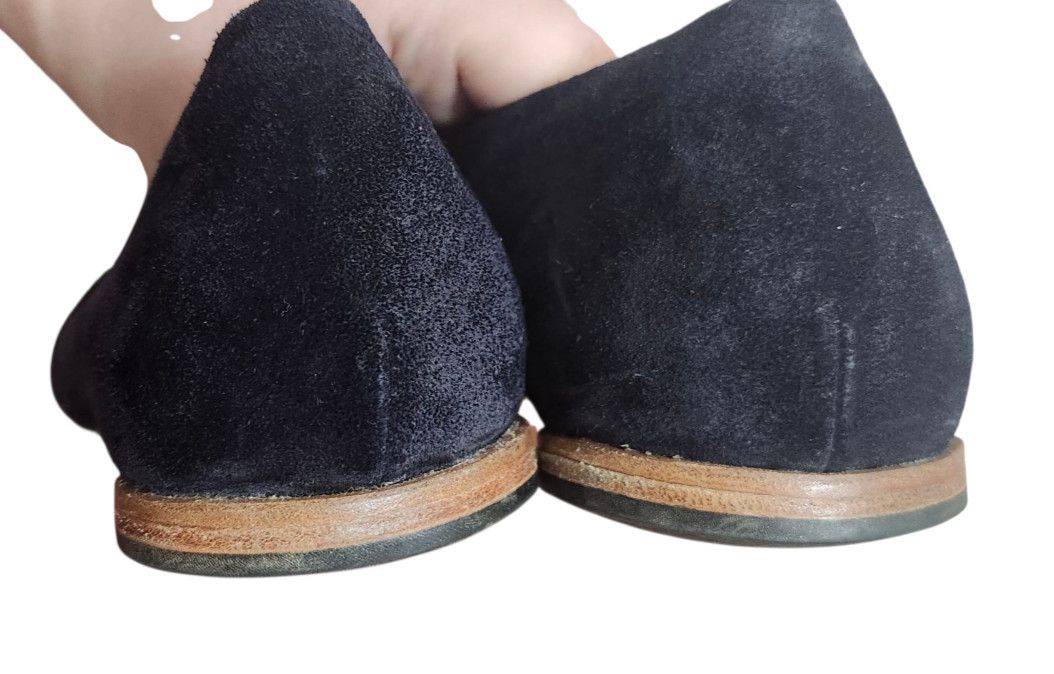 Other Cliff Dweller Suede Flats Navy Blue Minimalist Handmade 39 Size US 9 / IT 39 - 7 Thumbnail