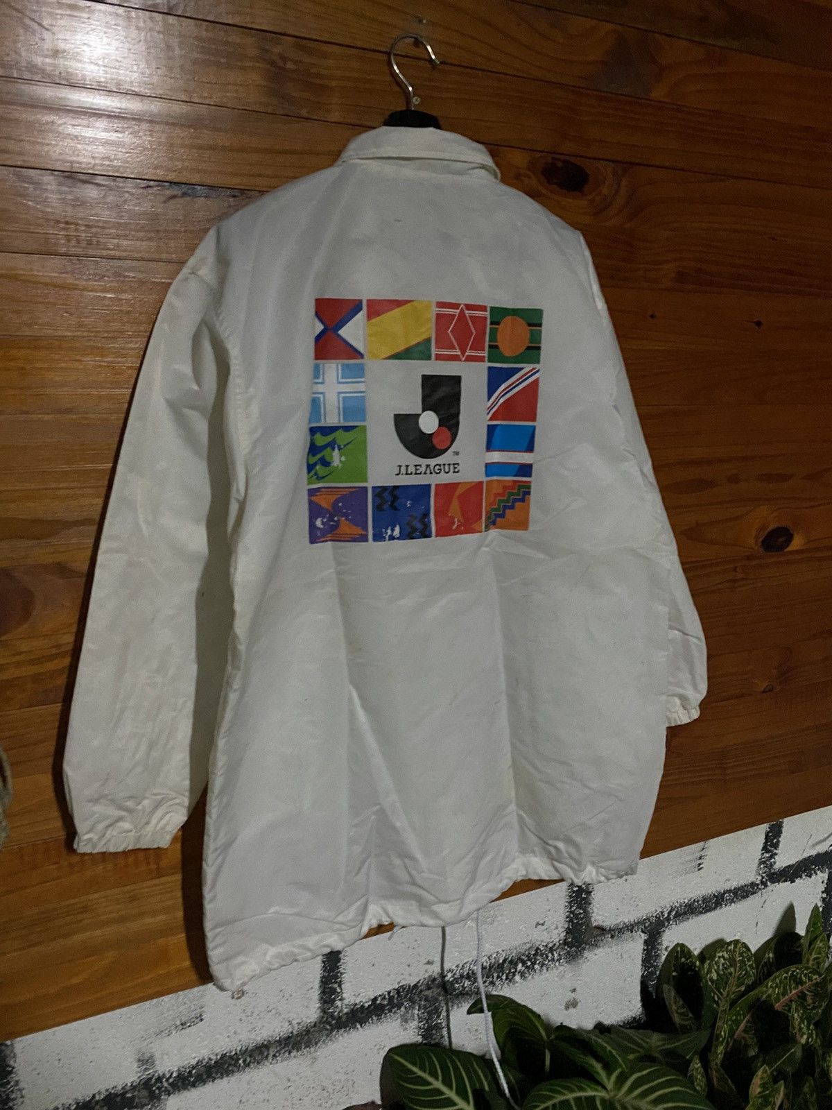 Vintage Vintage J.League NISSAY Coach Jacket – Japan Professional Size US L / EU 52-54 / 3 - 13 Thumbnail