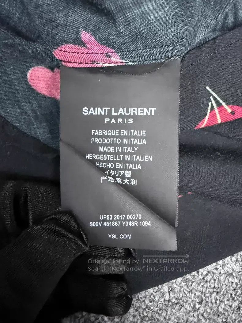 Saint Laurent Paris Saint Laurent Paris Size 38 Heart Lightning No Smoking Shi Size US M / EU 48-50 / 2 - 5 Thumbnail