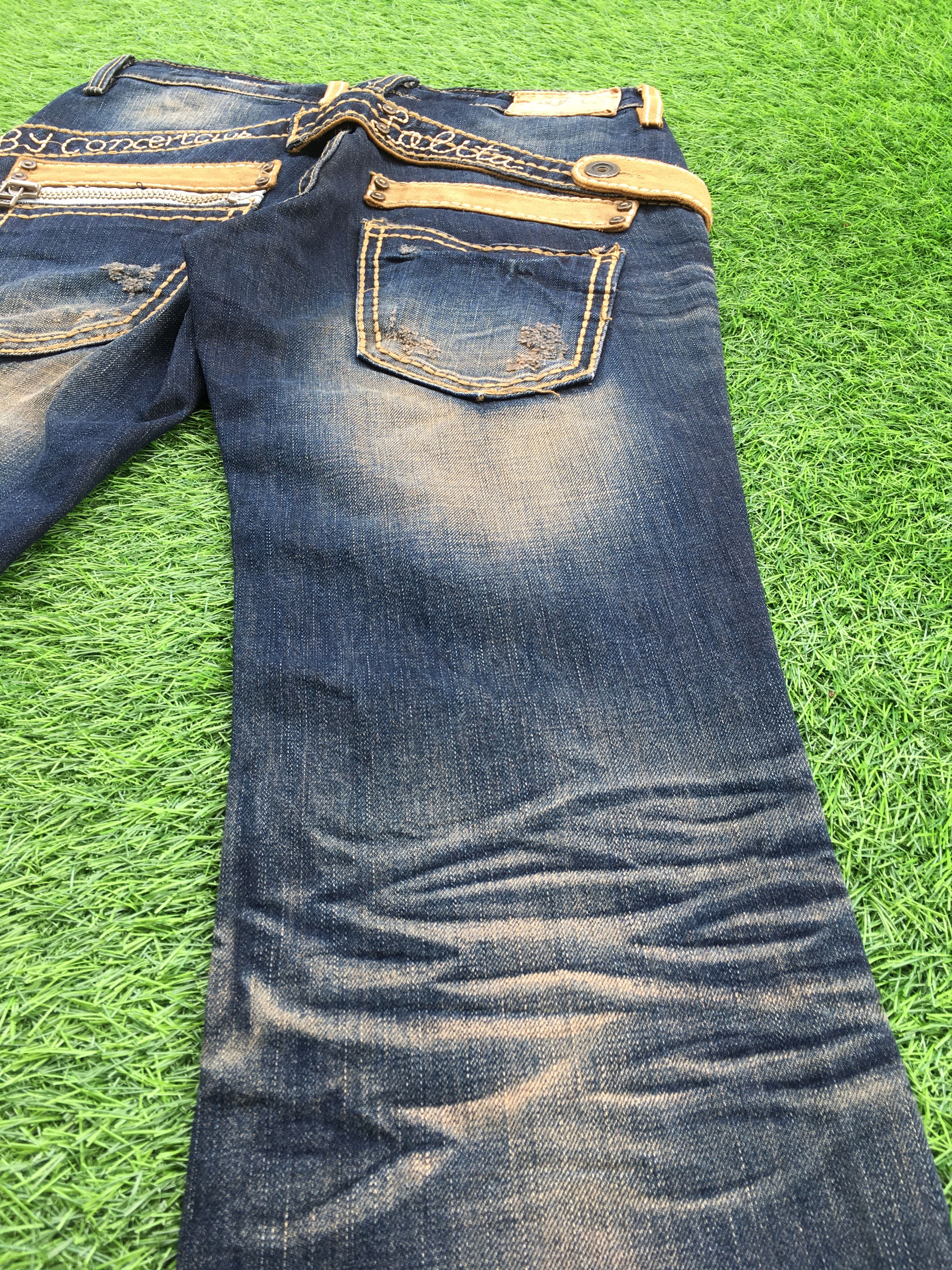 Japanese Brand × Jean Japanese embellished slim straight jeans D-1104 Size US 29 - 7 Thumbnail