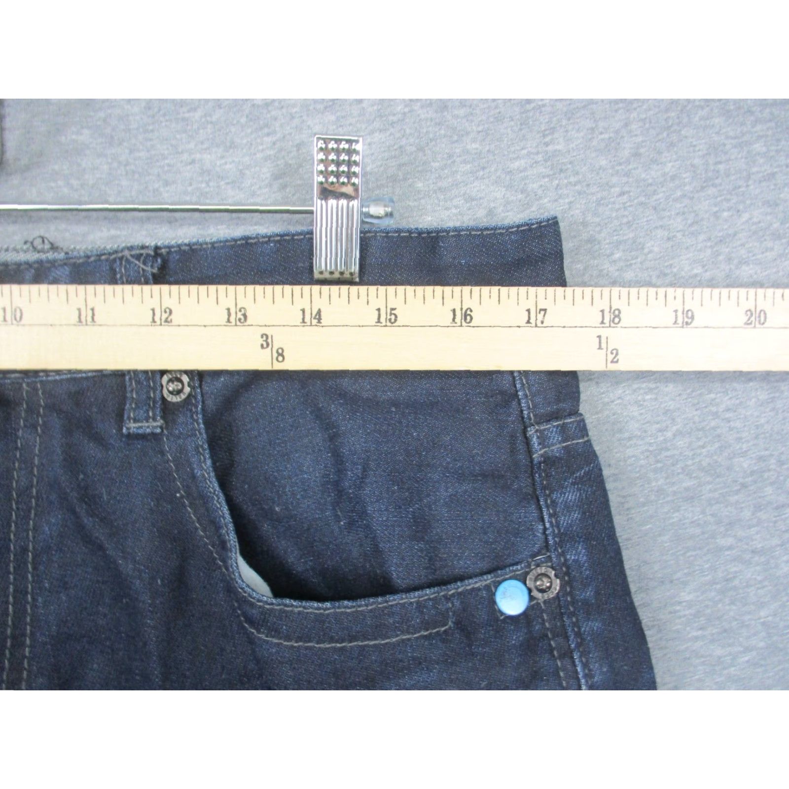 Ecko Unltd. ECKO UNLTD Jeans 34 Baggy Hip Hop Street Dark Blue Y2K Streetwear Wide Leg Jeans Mens Regular 34 Blue Denim 5-Pocket Size US 34 / EU 50 - 5 Thumbnail