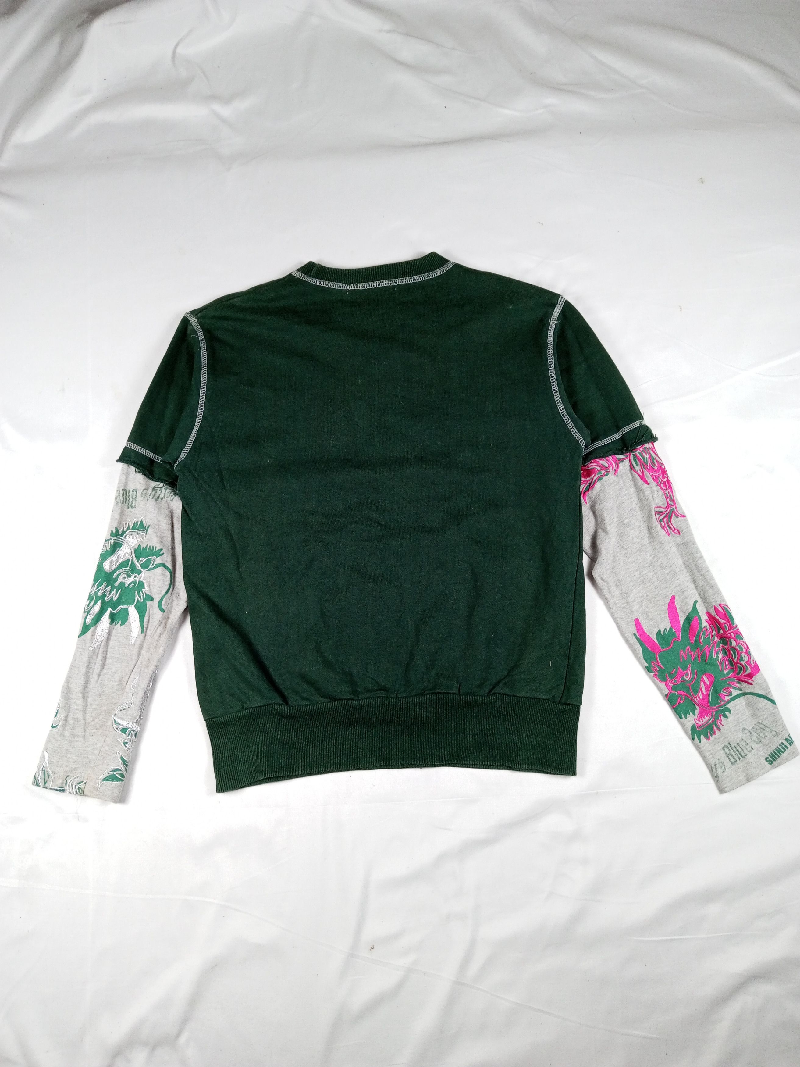 Beauty Beast Betty Blue Shinji Abe LS Dragon Embroidery Sweatshirt Size US M / EU 48-50 / 2 - 14 Thumbnail