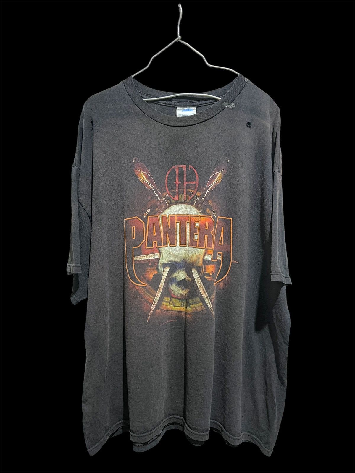 Band Tees Vintage Y2K Pantera Thrashed Faded Tee 2XL Groove metal Size US XXL / EU 58 / 5 - 1 Thumbnail